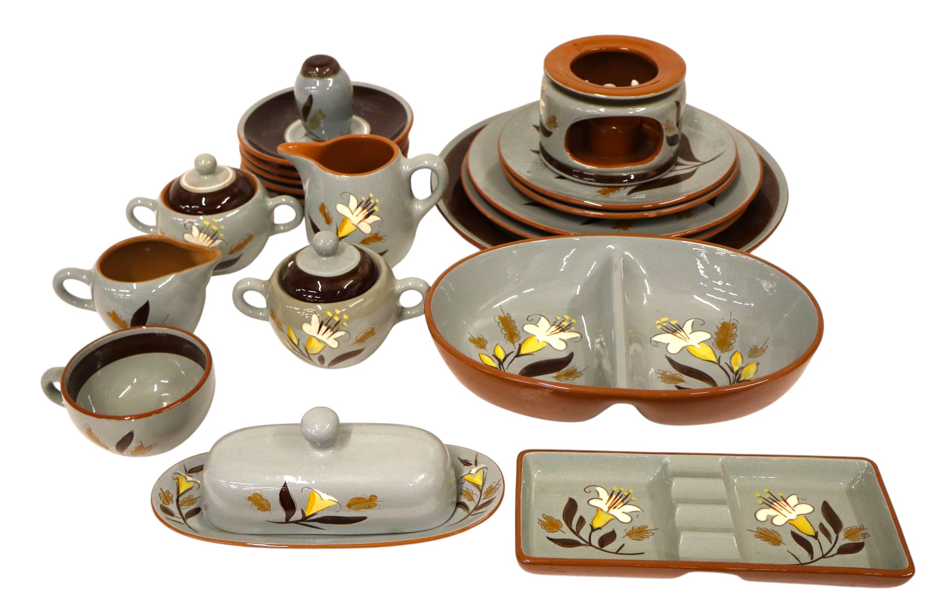 20pcs VTG Stangl Golden Harvest pattern dinnerware