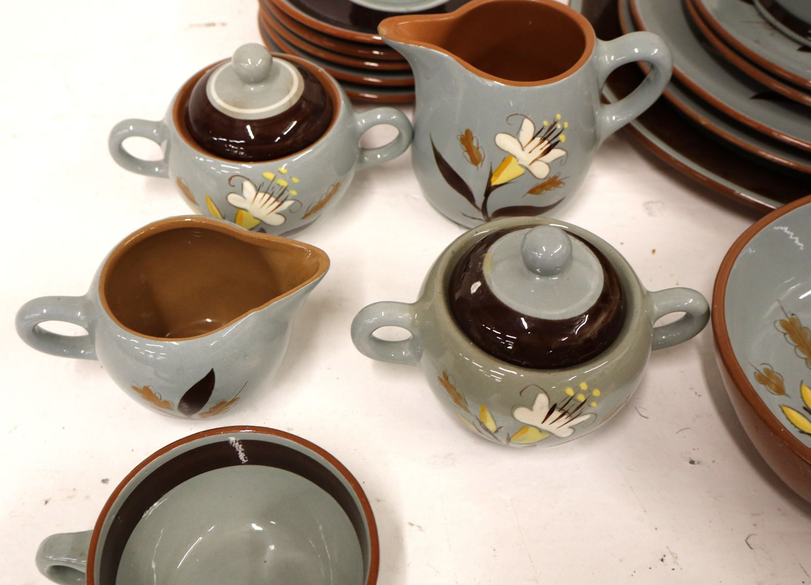 20pcs VTG Stangl Golden Harvest pattern dinnerware