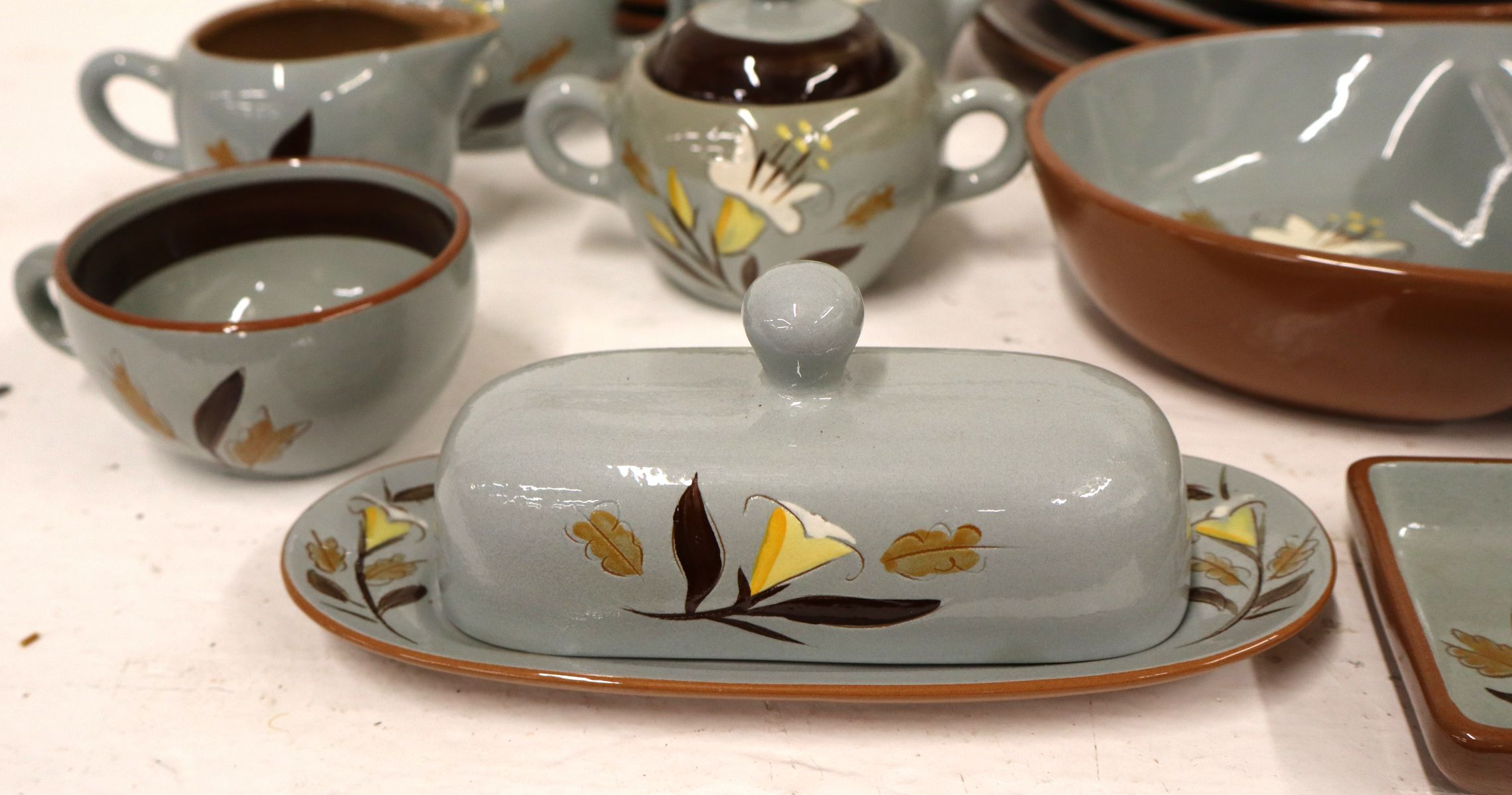 20pcs VTG Stangl Golden Harvest pattern dinnerware