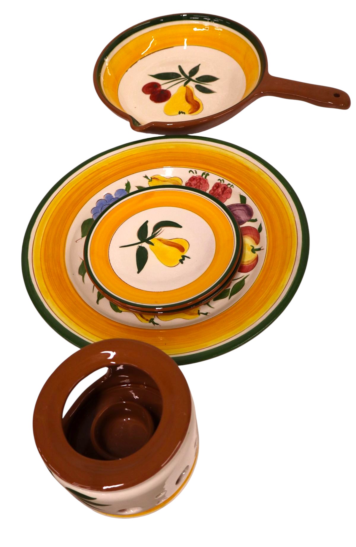 5pcs VTG Stangl Festival pattern dinnerware