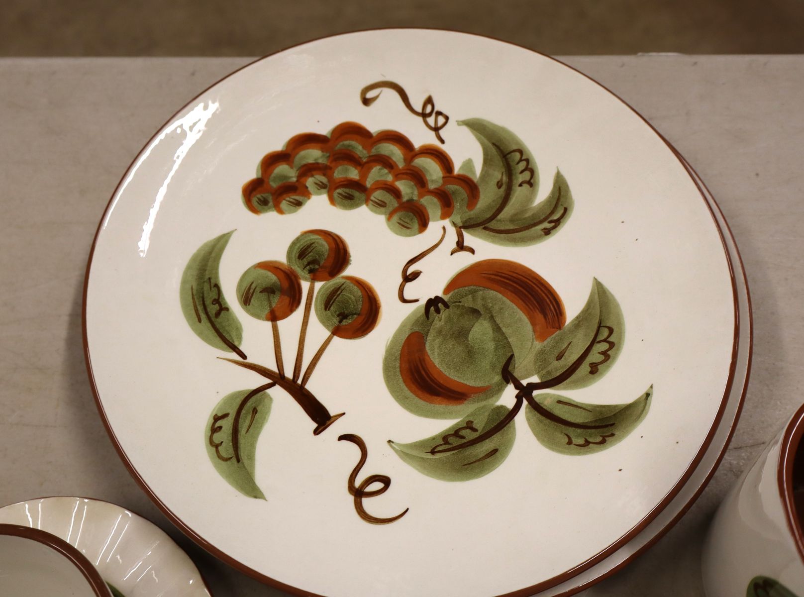 9pcs VTG Stangl Orchard Song pattern dinnerware