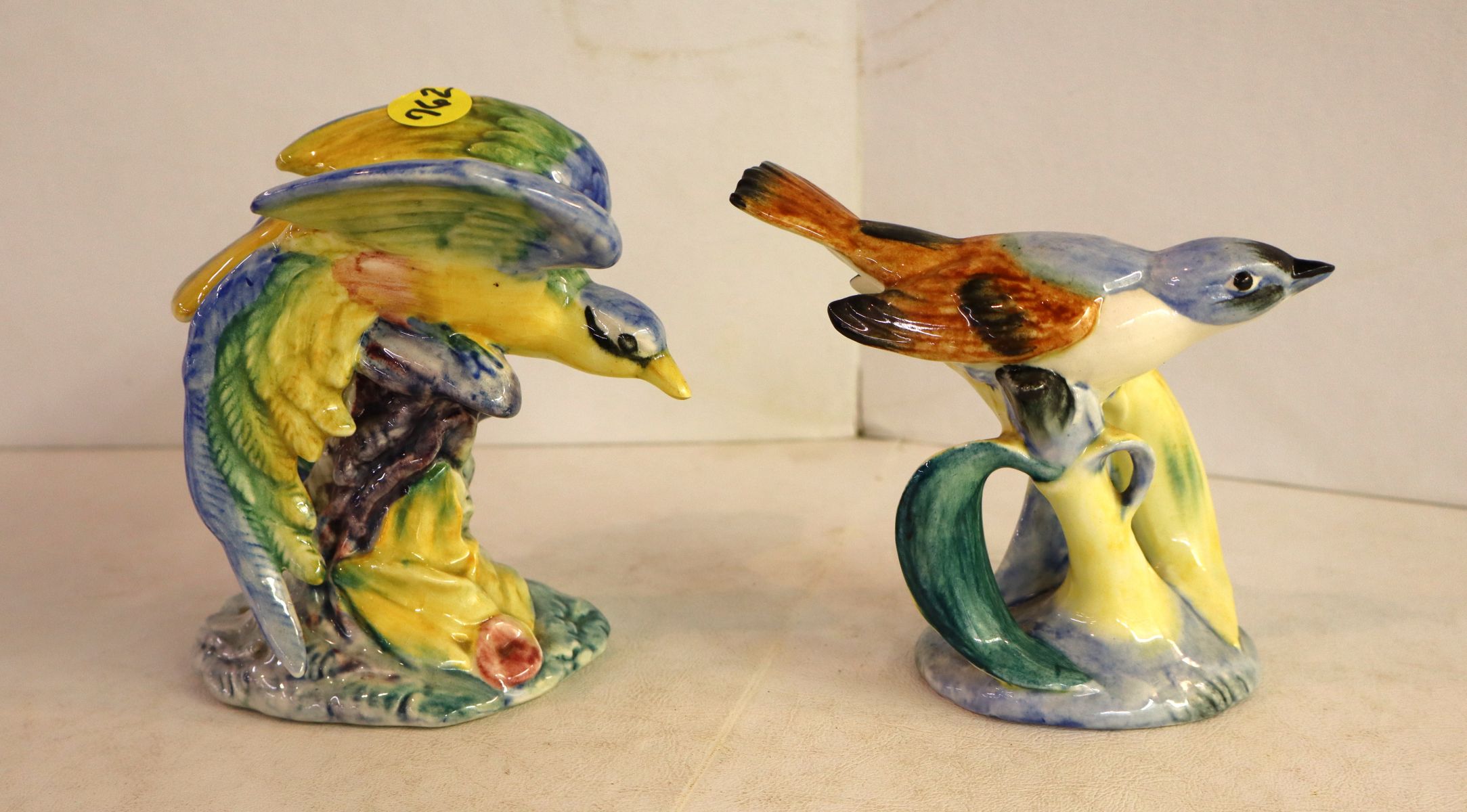 2 vintage Stangl porcelain birds 5"