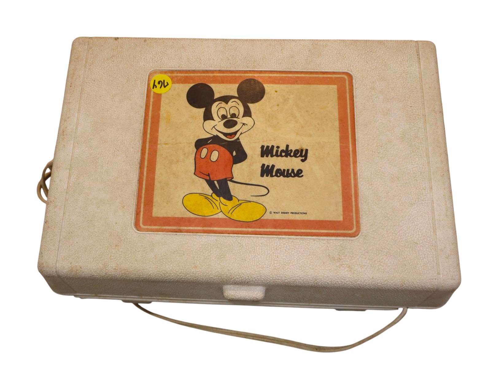 VTG Mickey Mouse Sears Solid State 45 record player