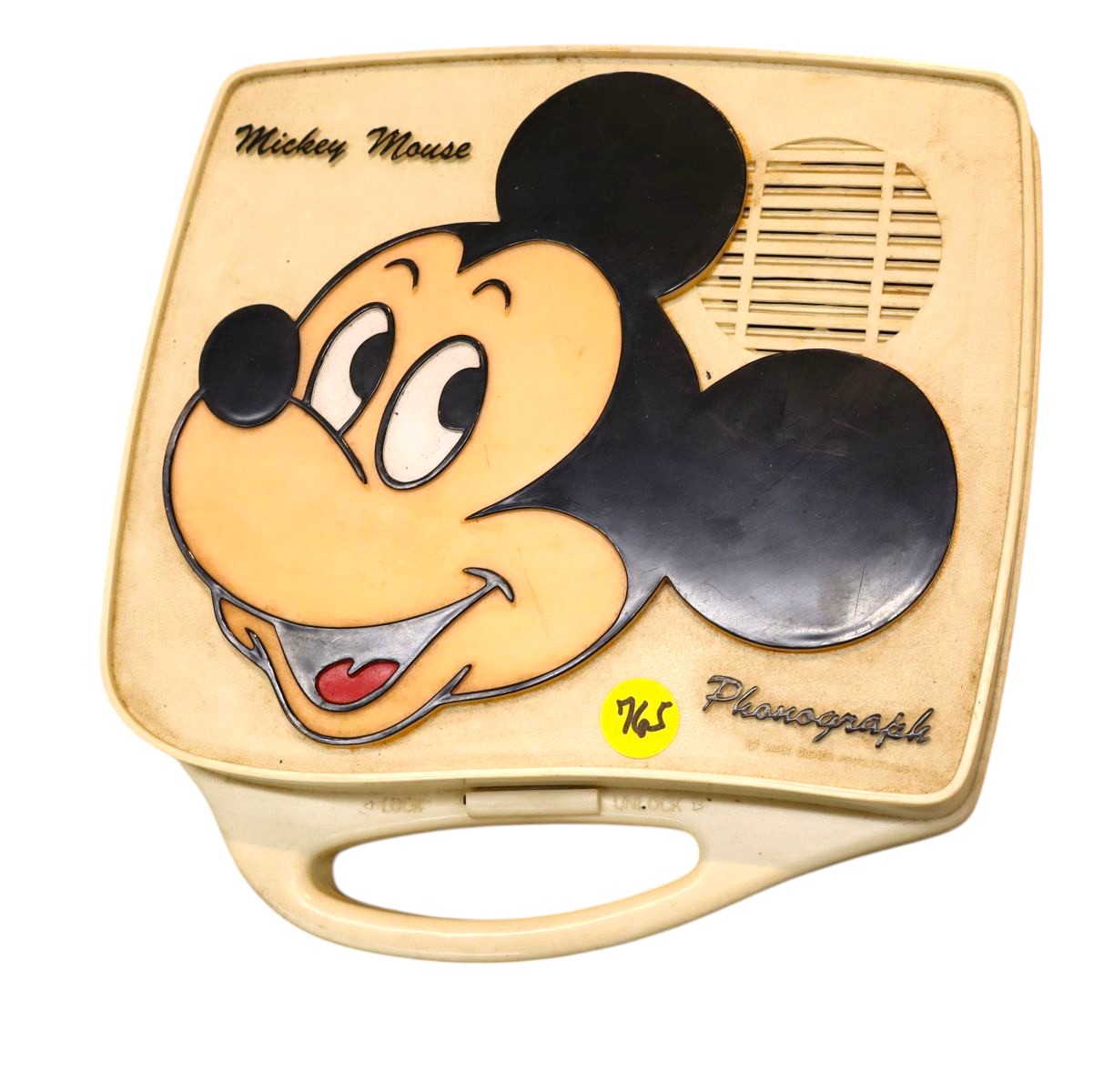 VTG Mickey Mouse battery operated photograph record player