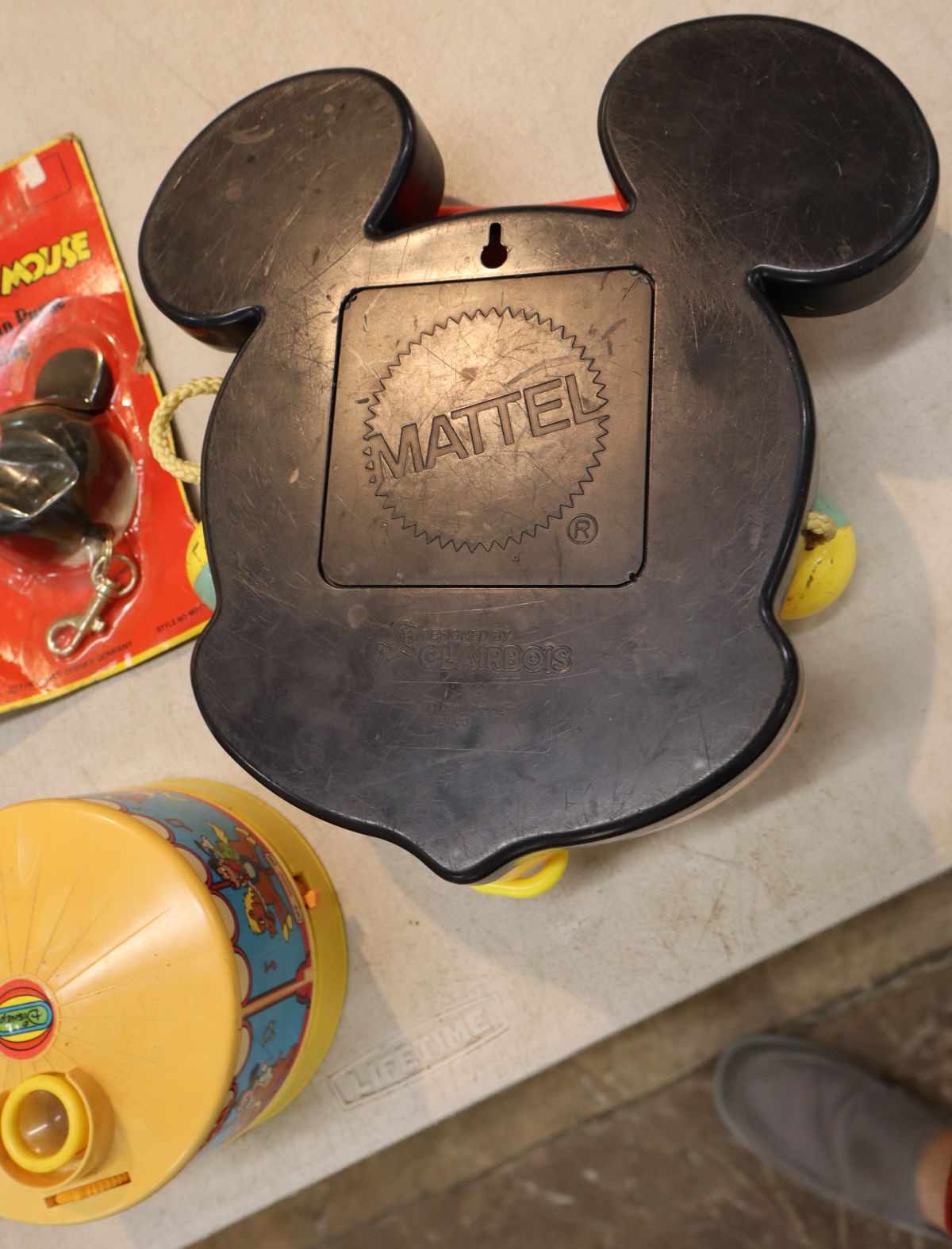 Mickey Mouse phone, Magic Kingdom Albums, Beanie key ring, Dream Time carousel