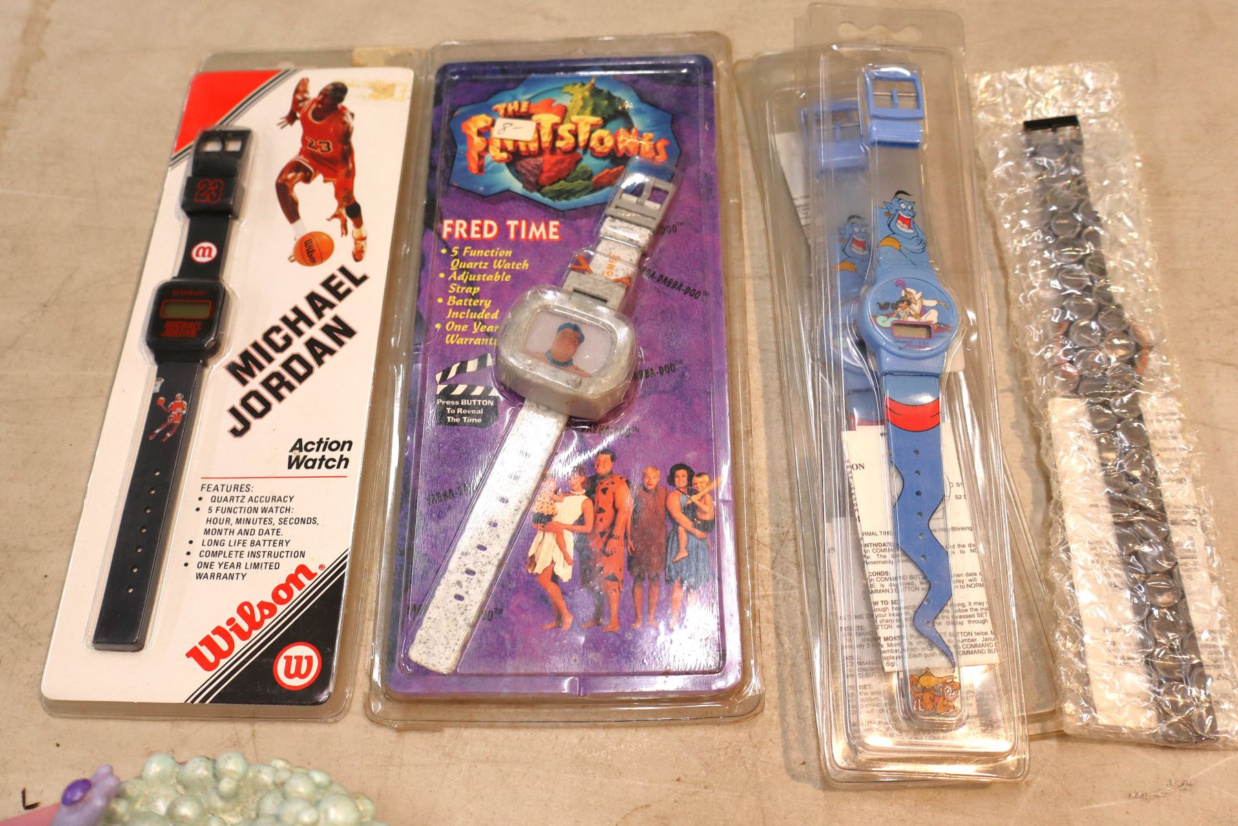 VTG children's toys, children's watches, Michael Jordan watch & Smokey the Bear and other
