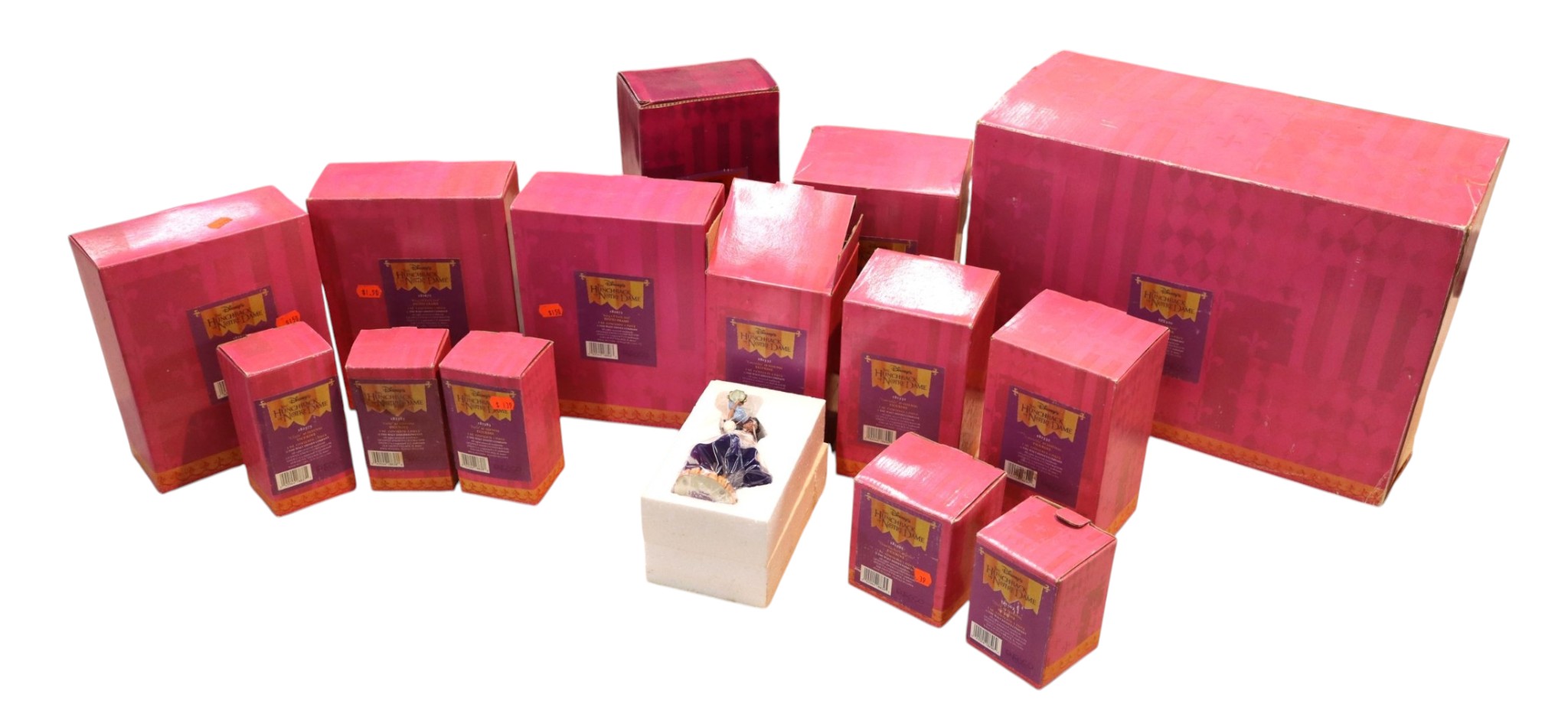 14pc VTG Disney Hunch Back Notre Dame orig boxes & other