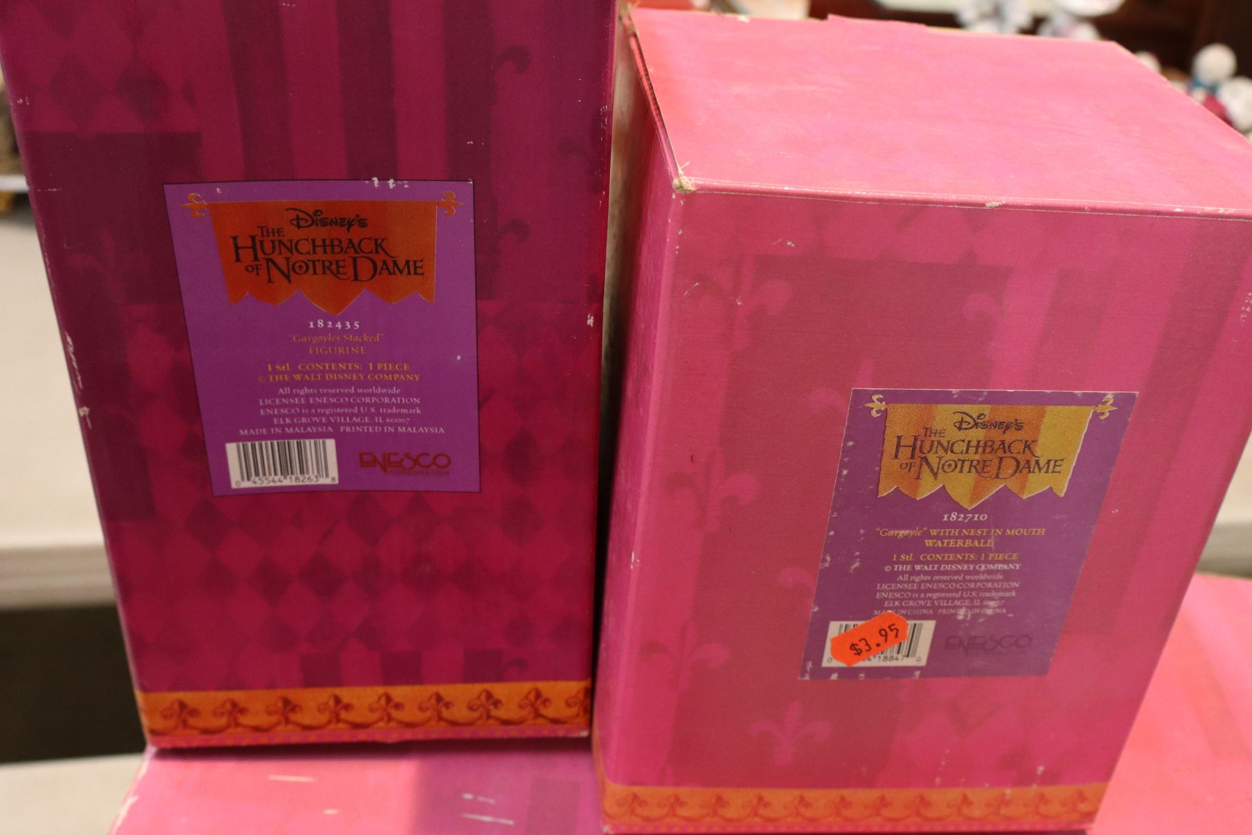 14pc VTG Disney Hunch Back Notre Dame orig boxes & other