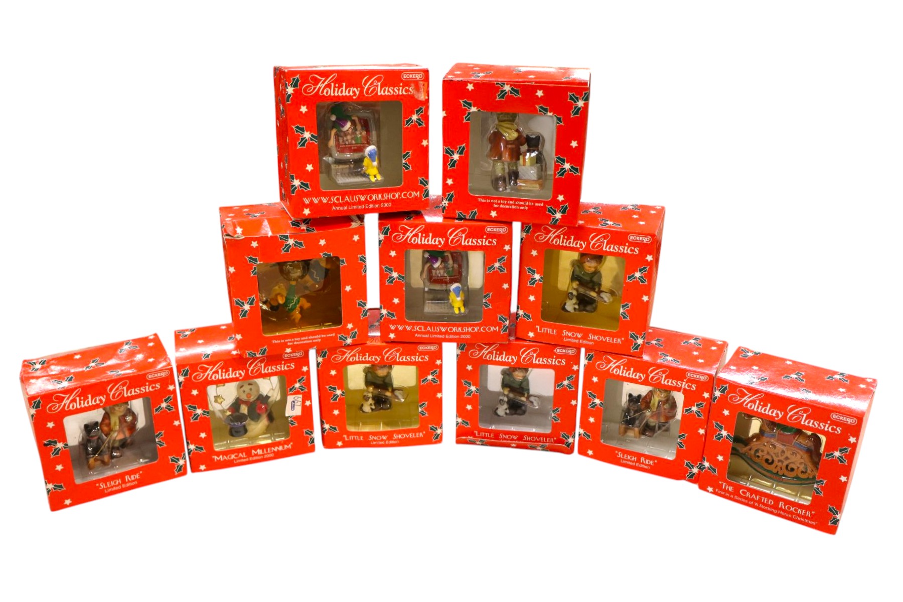 11 VTG Holiday Classic Christmas ornaments