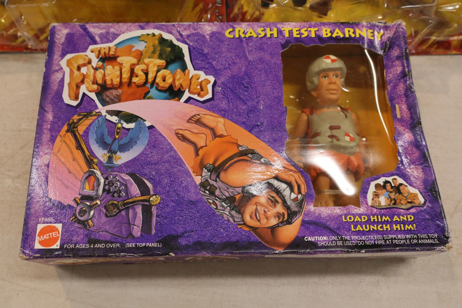 4 VTG action figures in original packaging