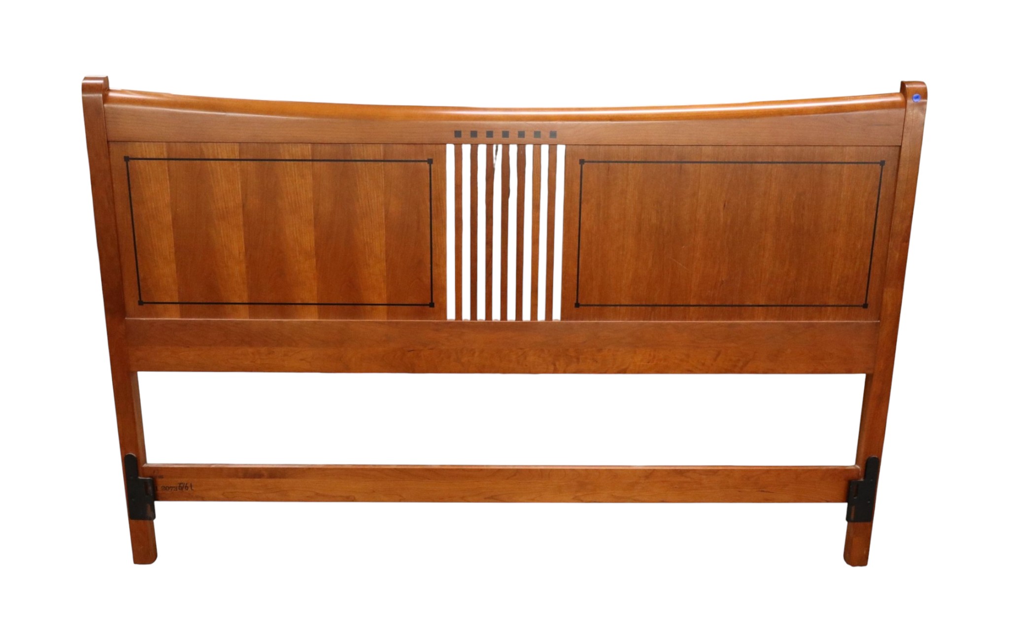 Stickley Cherry King Headboard Ebony Inlay Orig