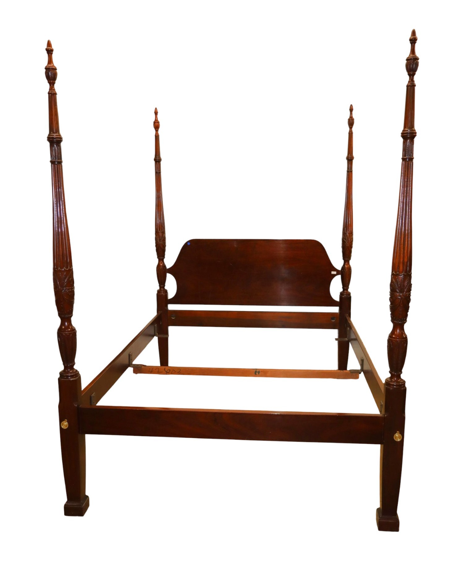 Councill Mah Carved 4 Poster Queen Bed Complete