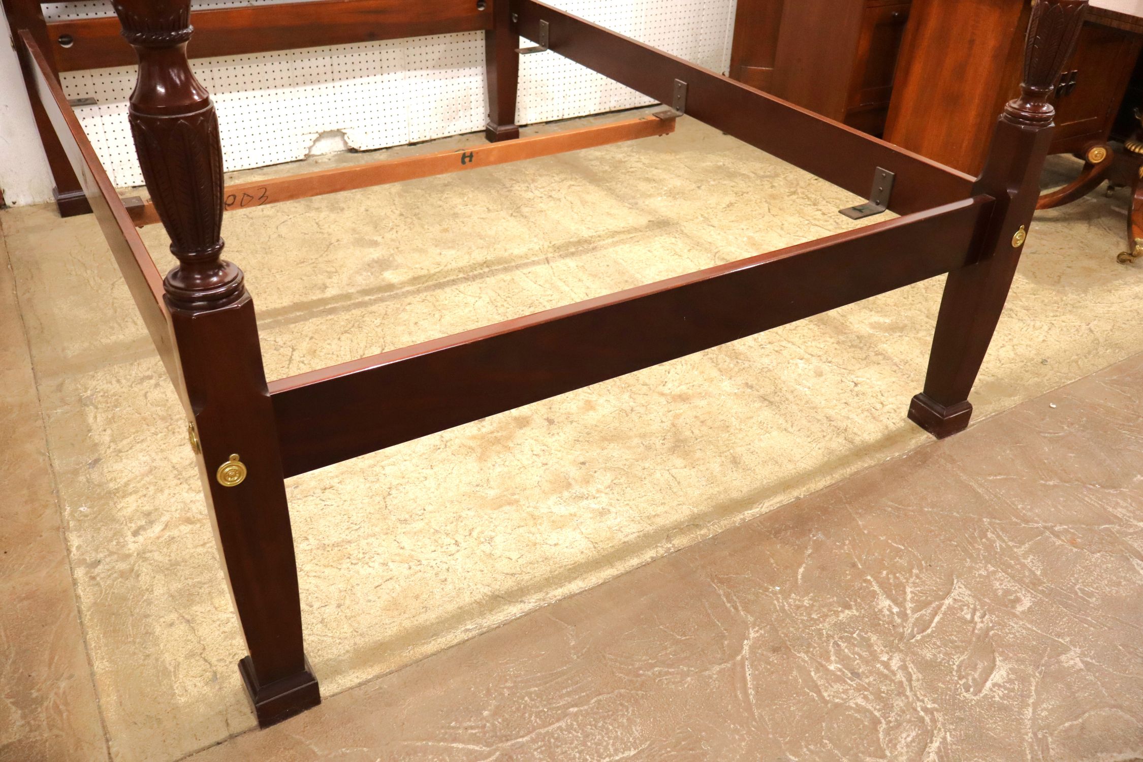 Councill Mah Carved 4 Poster Queen Bed Complete