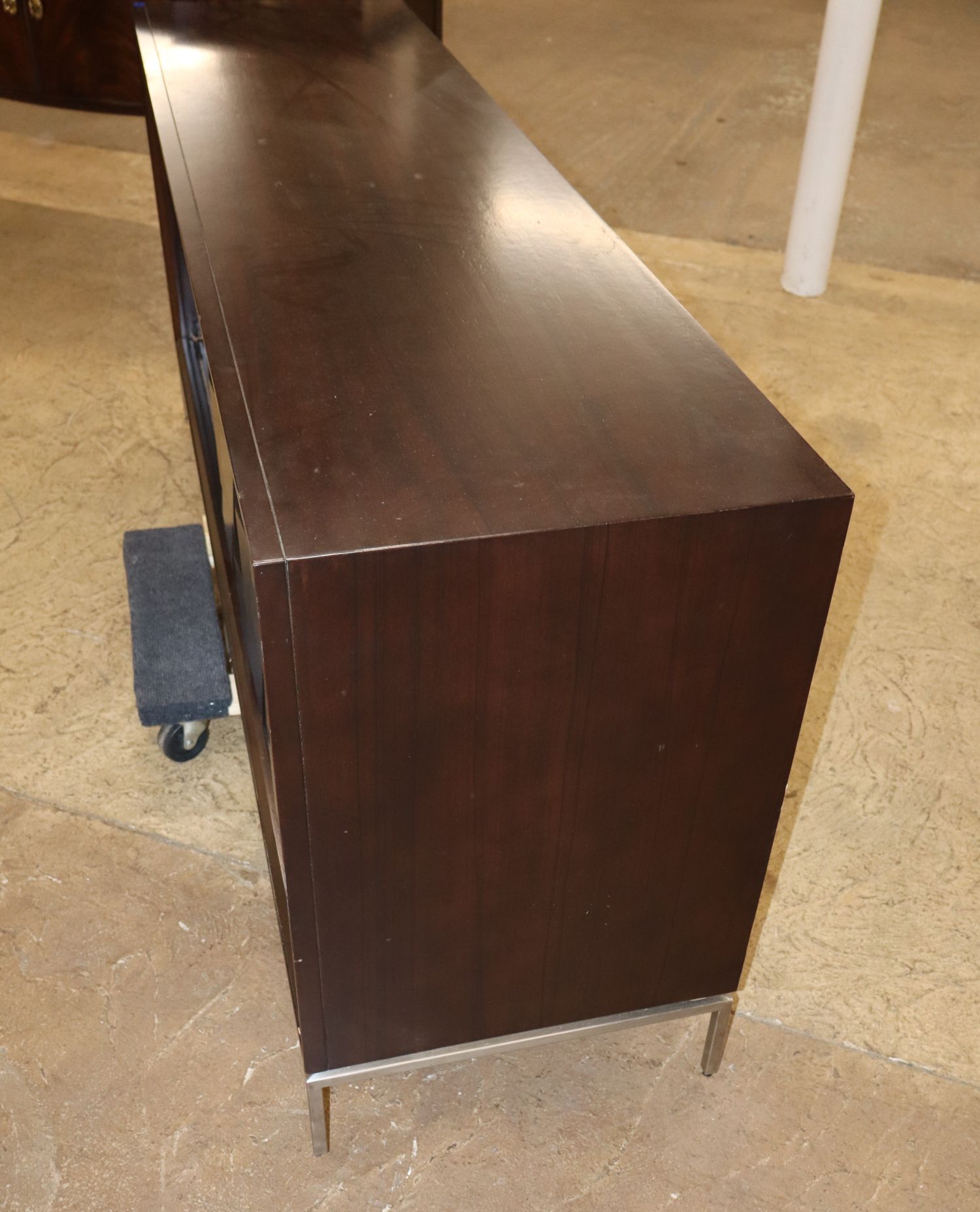 Contemp 2-Dr Slide Brutus Espresso Media Buffet