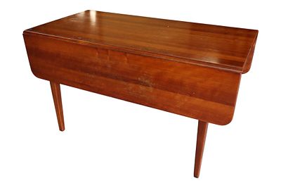 VTG Lane Cherry Drop Leaf Breakfast Table Orig Fin. Vintage Lane Furniture cherry drop leaf 
