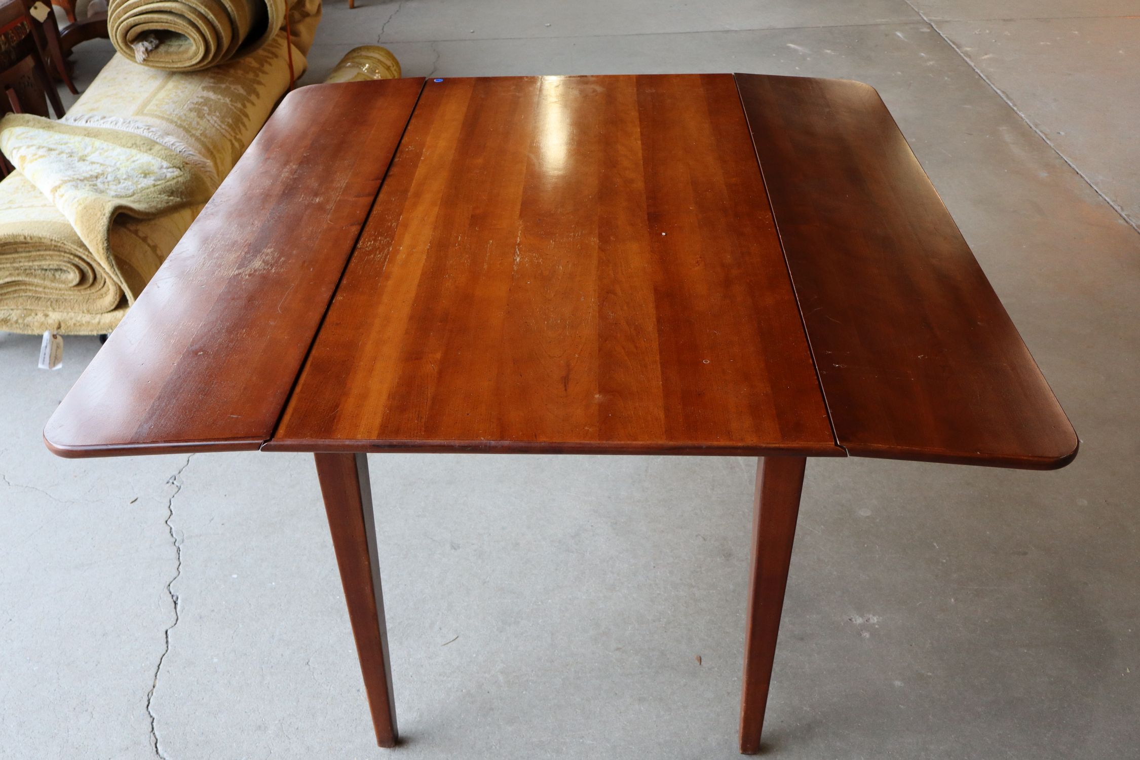 VTG Lane Cherry Drop Leaf Breakfast Table Orig Fin