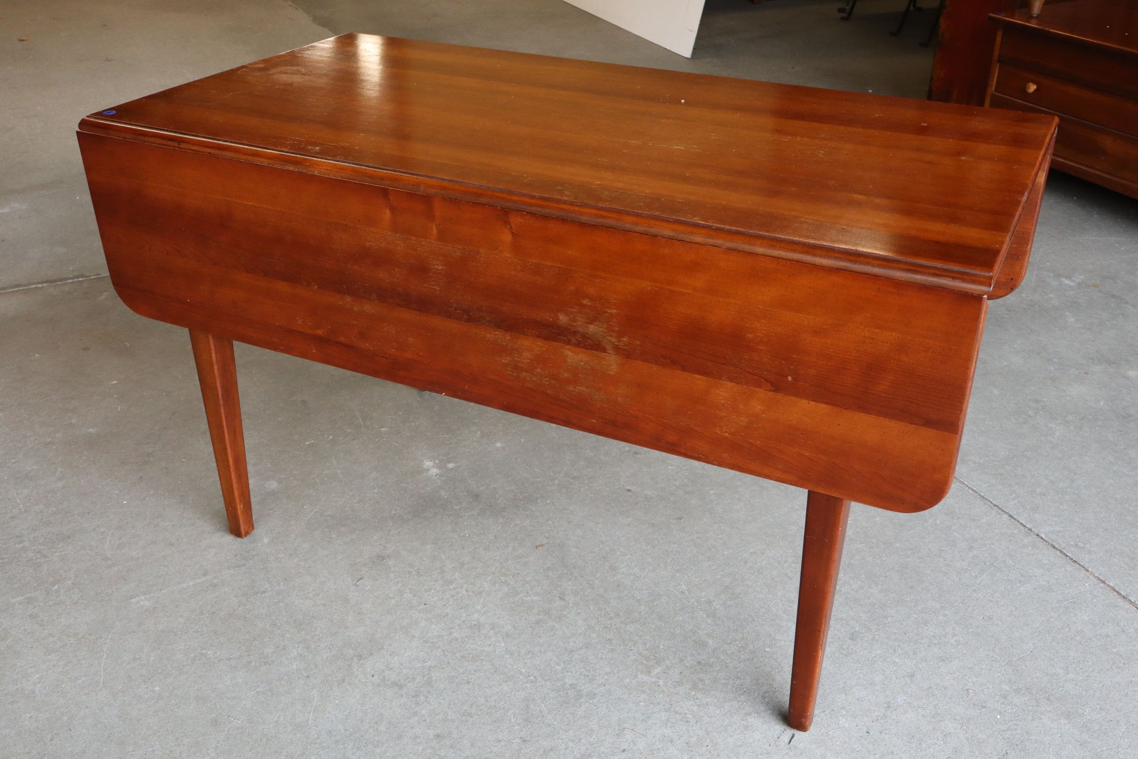 VTG Lane Cherry Drop Leaf Breakfast Table Orig Fin