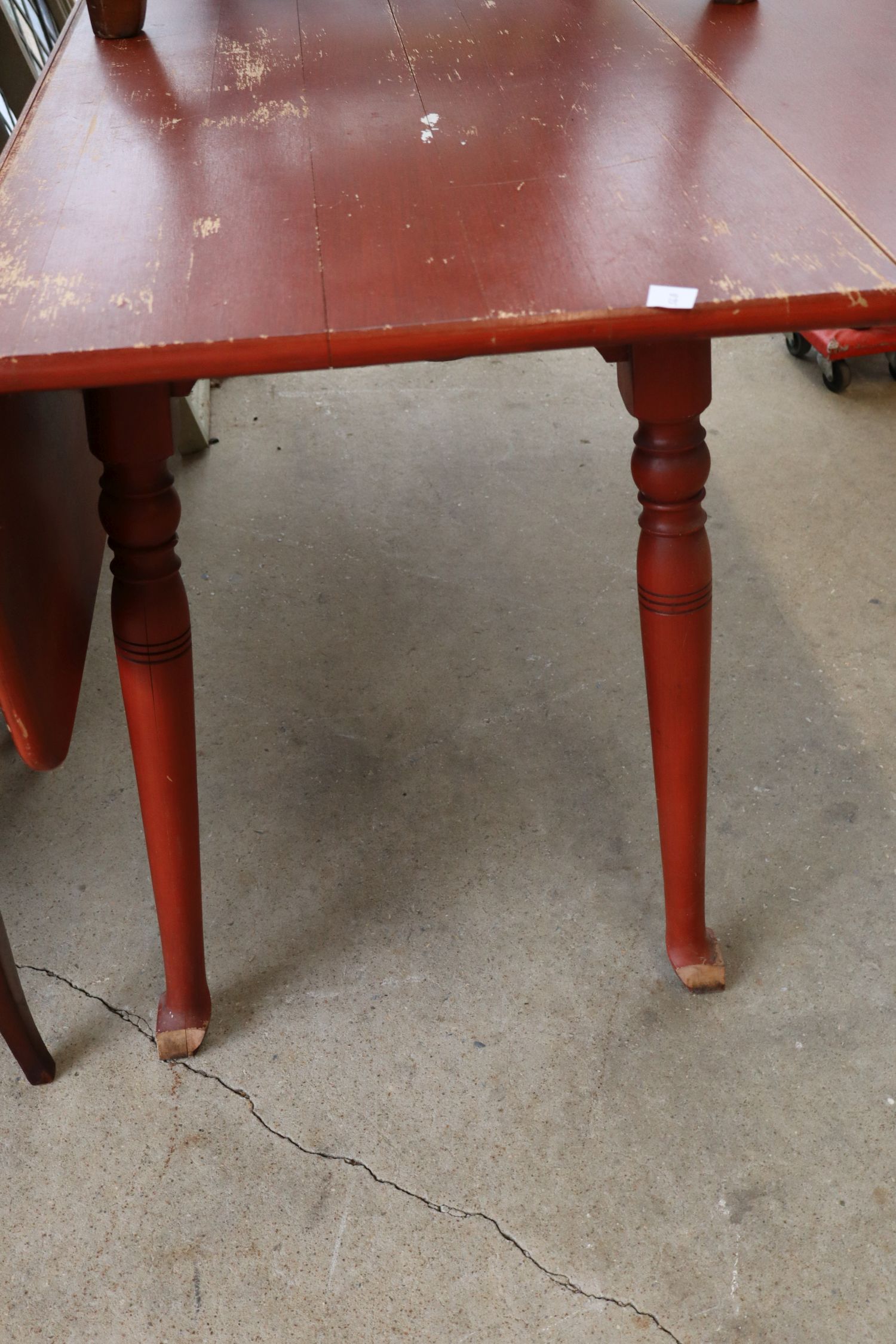 3pc Primitive Lot: 2 Chairs & Drop Leaf Table TLC