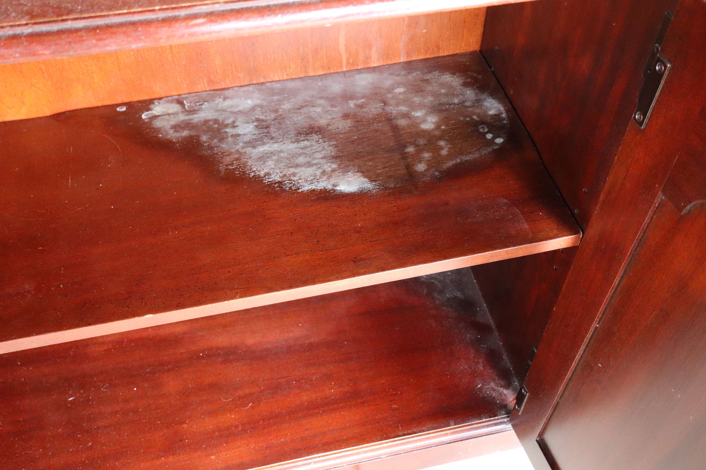 Hekman Mahog Open Front Bookcase Orig Found Cond