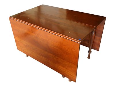 VTG Solid Cherry Drop Leaf Breakfast Table Orig Fin. Vintage solid cherry drop leaf breakfast 