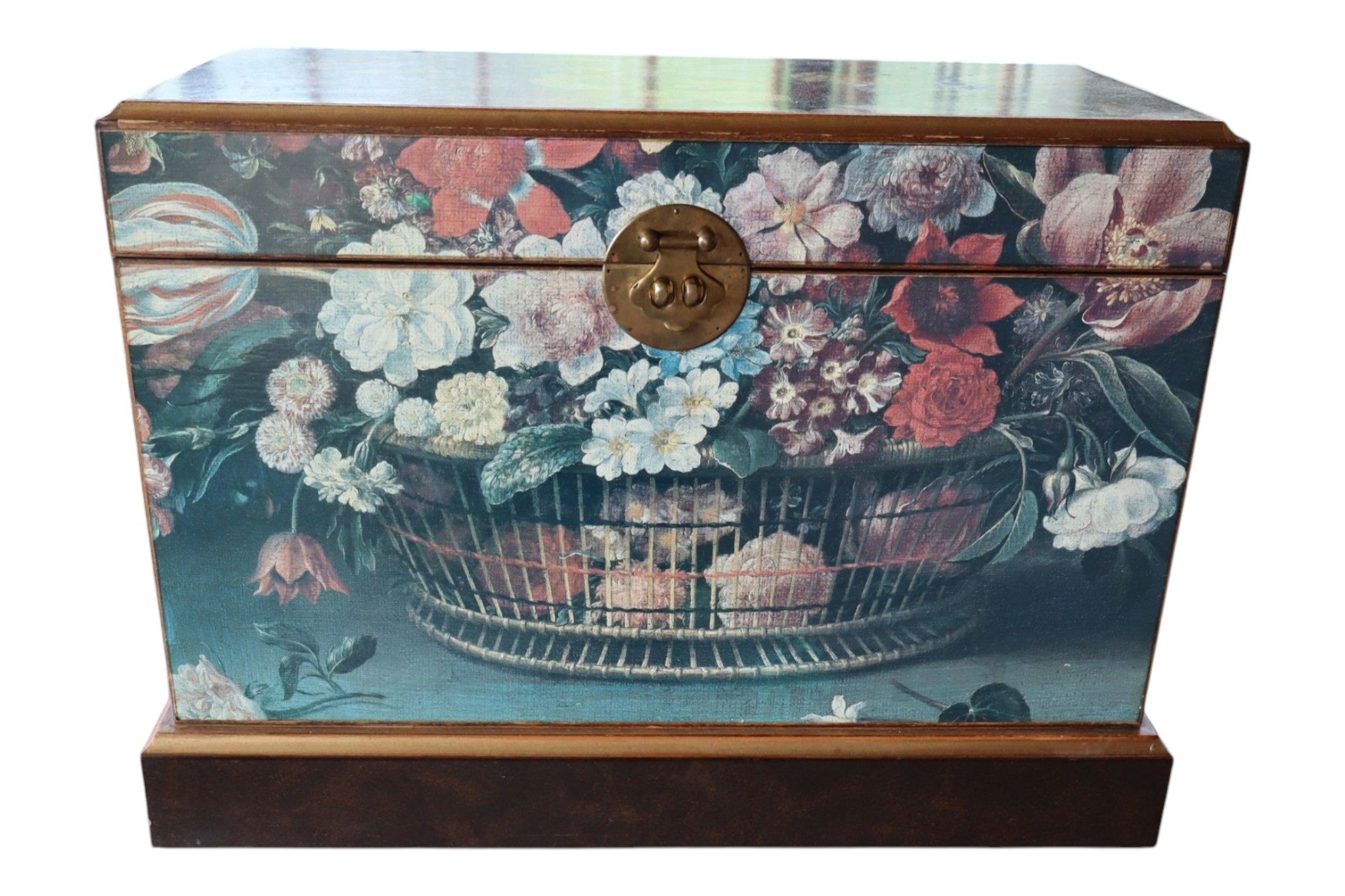 Asian Insp Lift Top Storage Box Custom Chest Coll