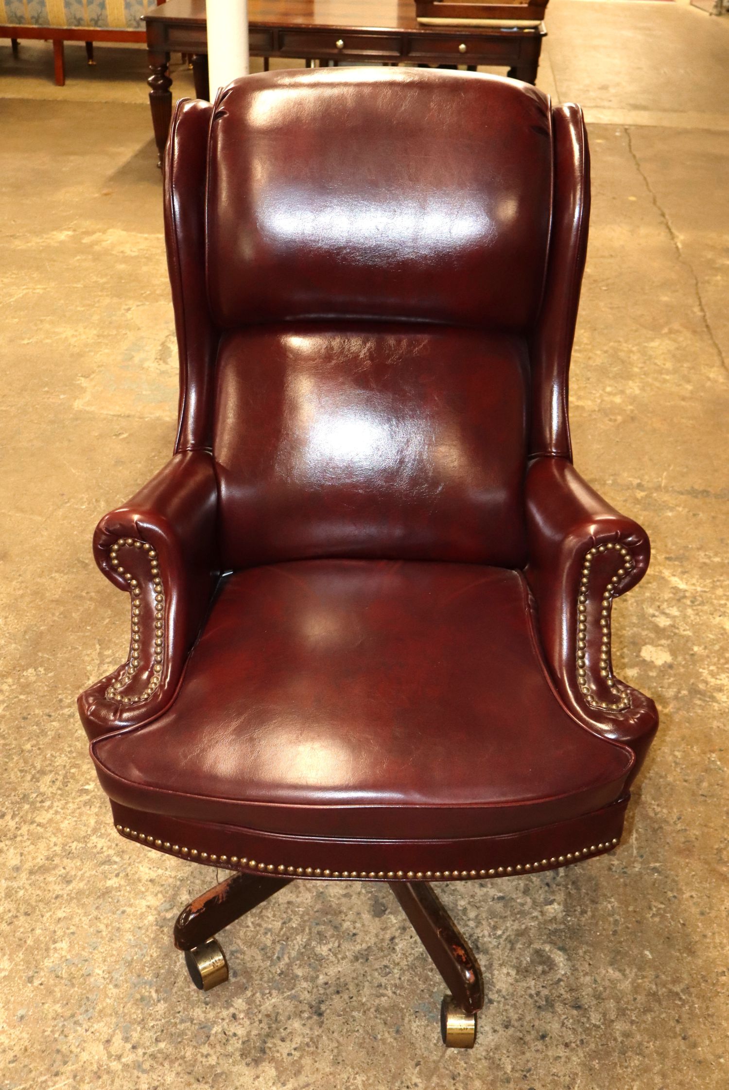 Quality Leather Swivel Adjustable Office Chair