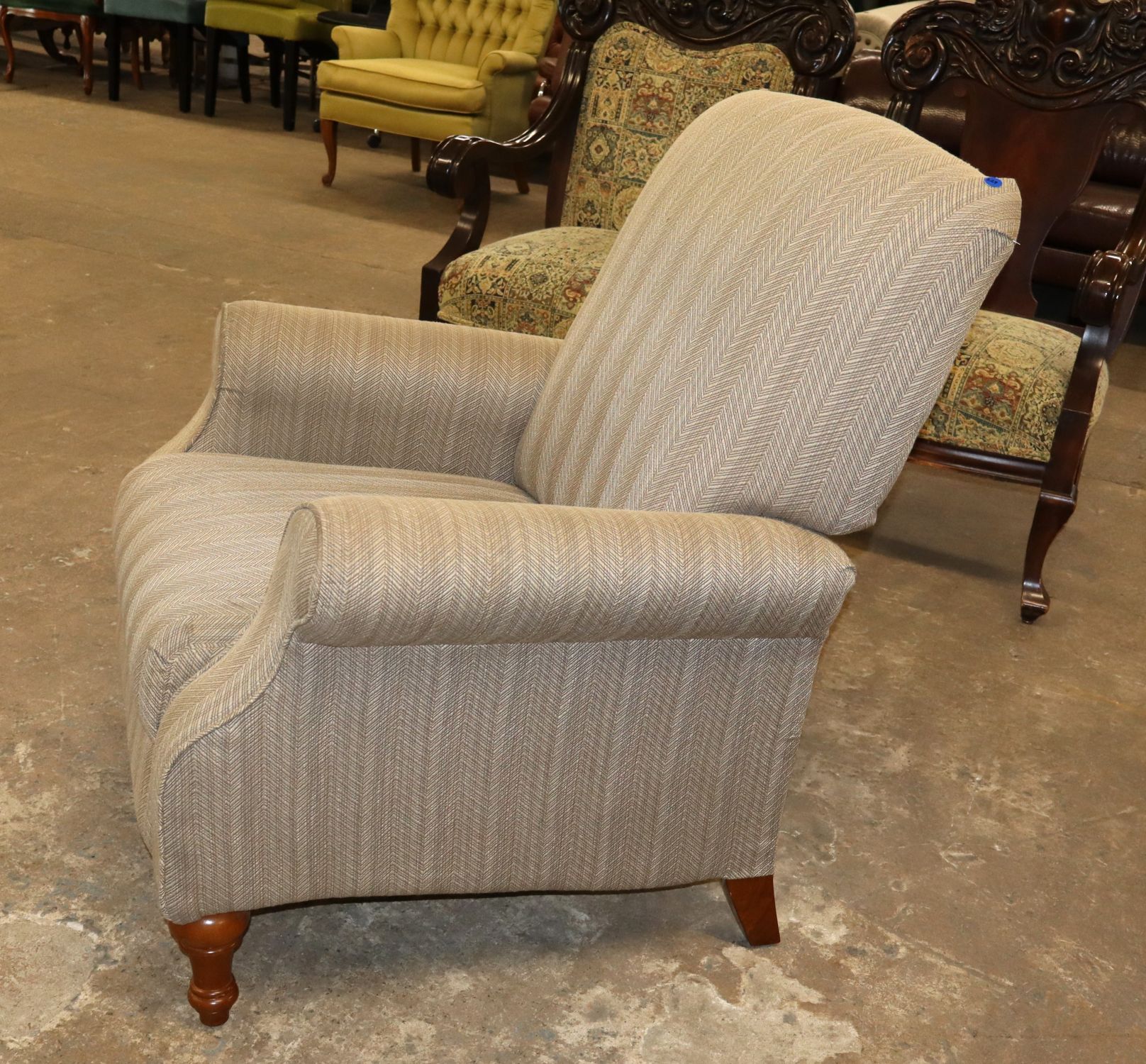 La-Z-Boy Sage Green Upholstered Recliner Chair