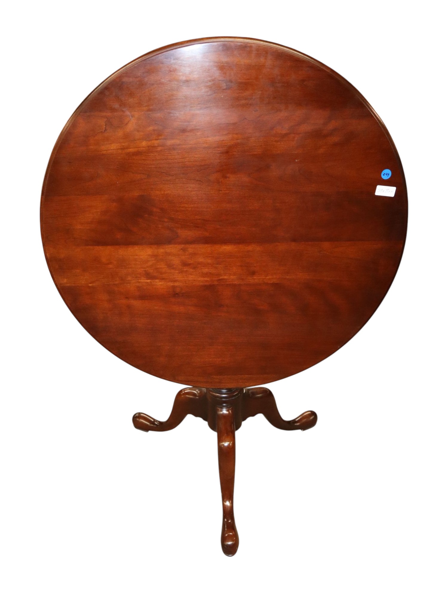 Statton Cherry 30" Tilt Top Table Solid Wood