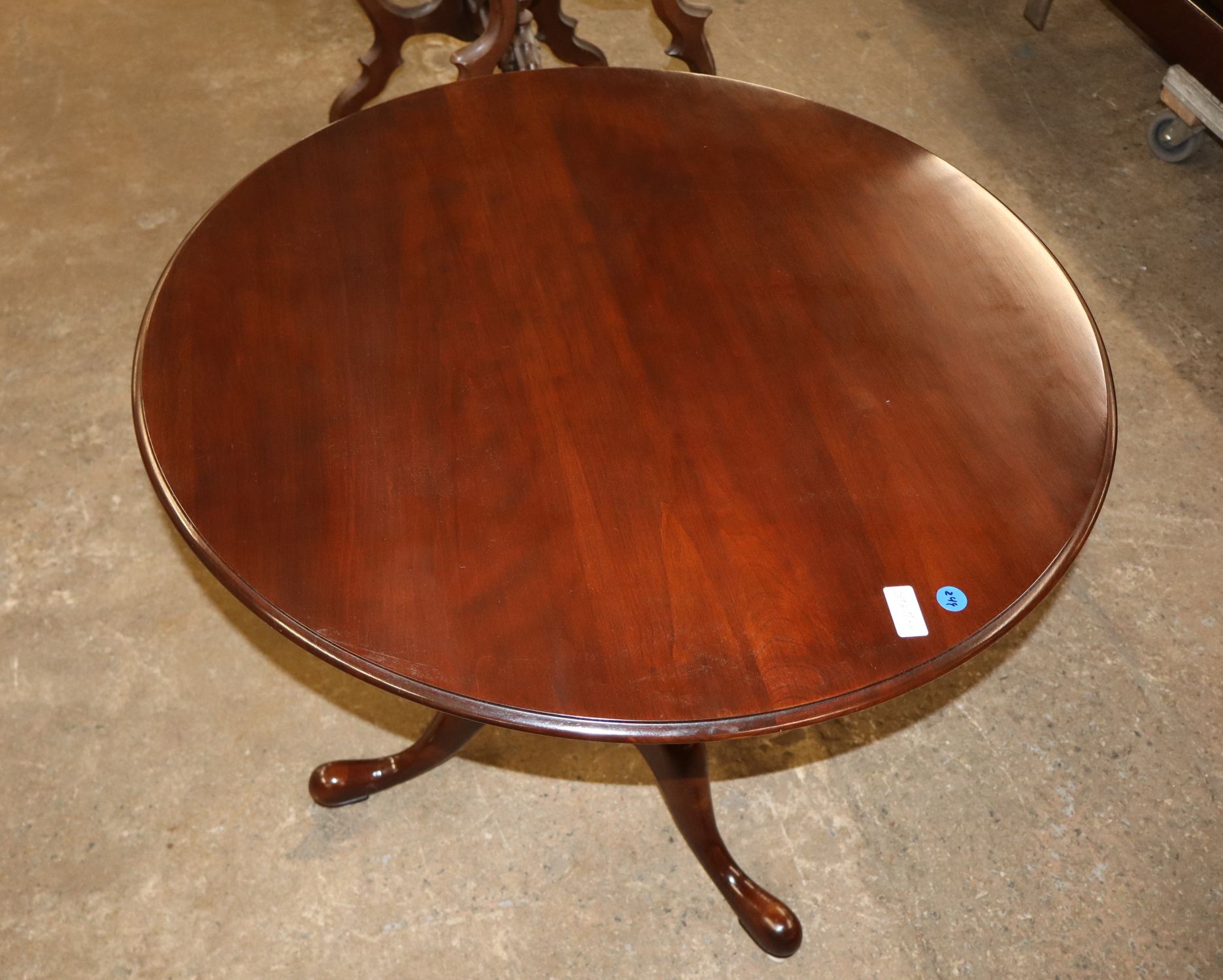 Statton Cherry 30" Tilt Top Table Solid Wood