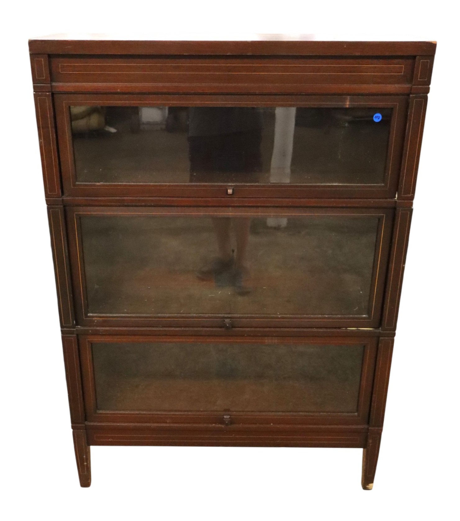 Globe Wernicke 3 Stack Barrister Bookcase Mah
