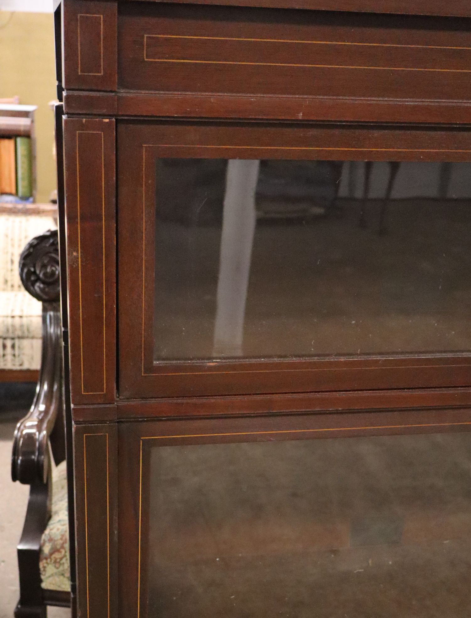 Globe Wernicke 3 Stack Barrister Bookcase Mah