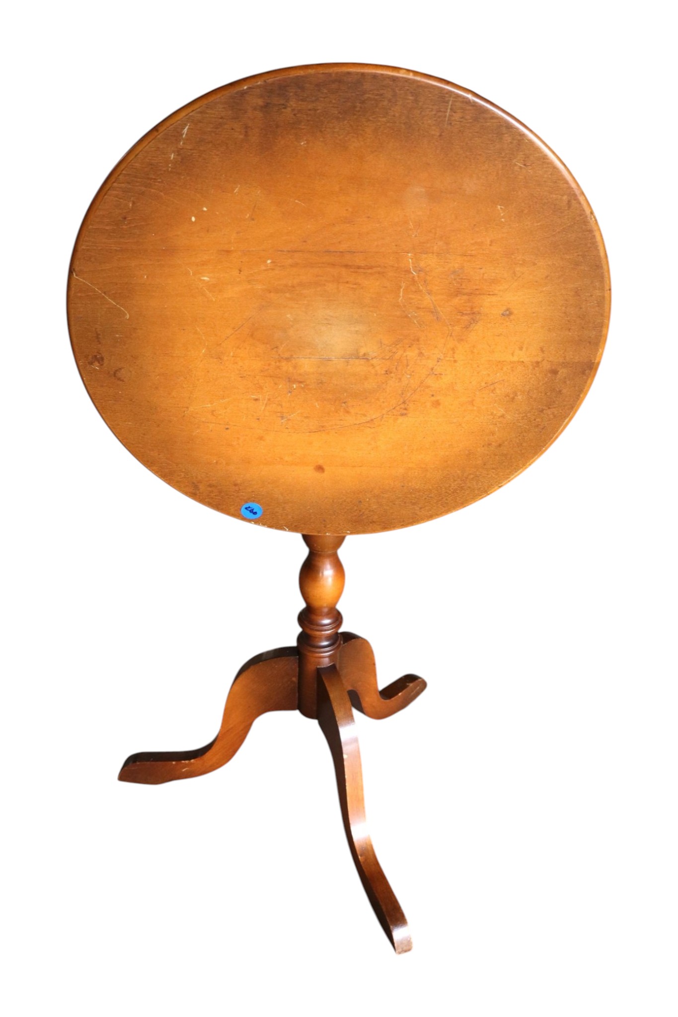 Clare VTG Maple Tilt Top Petite Round Stand