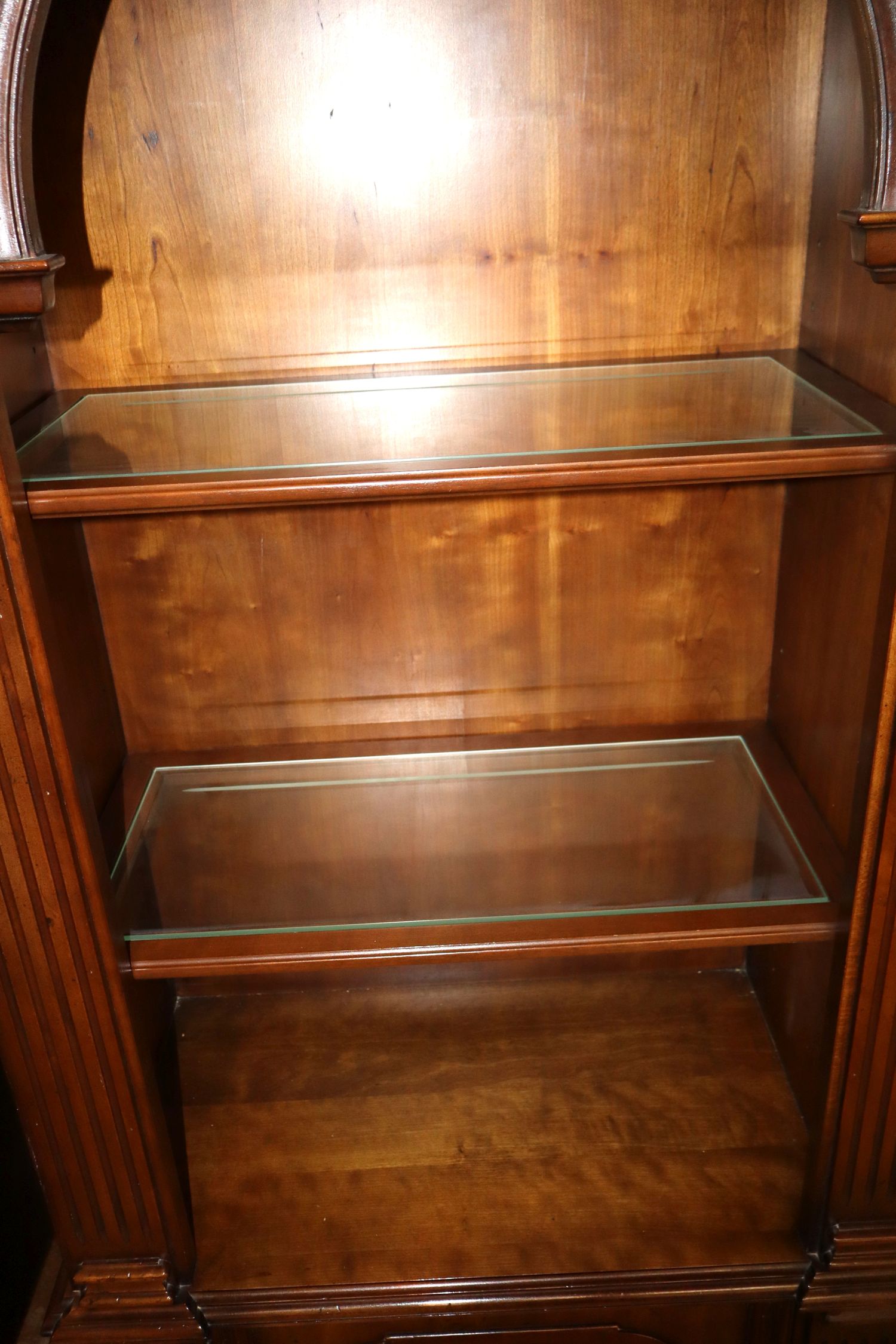 Henredon Mah Arch Bookcase Credenza 2 Piece