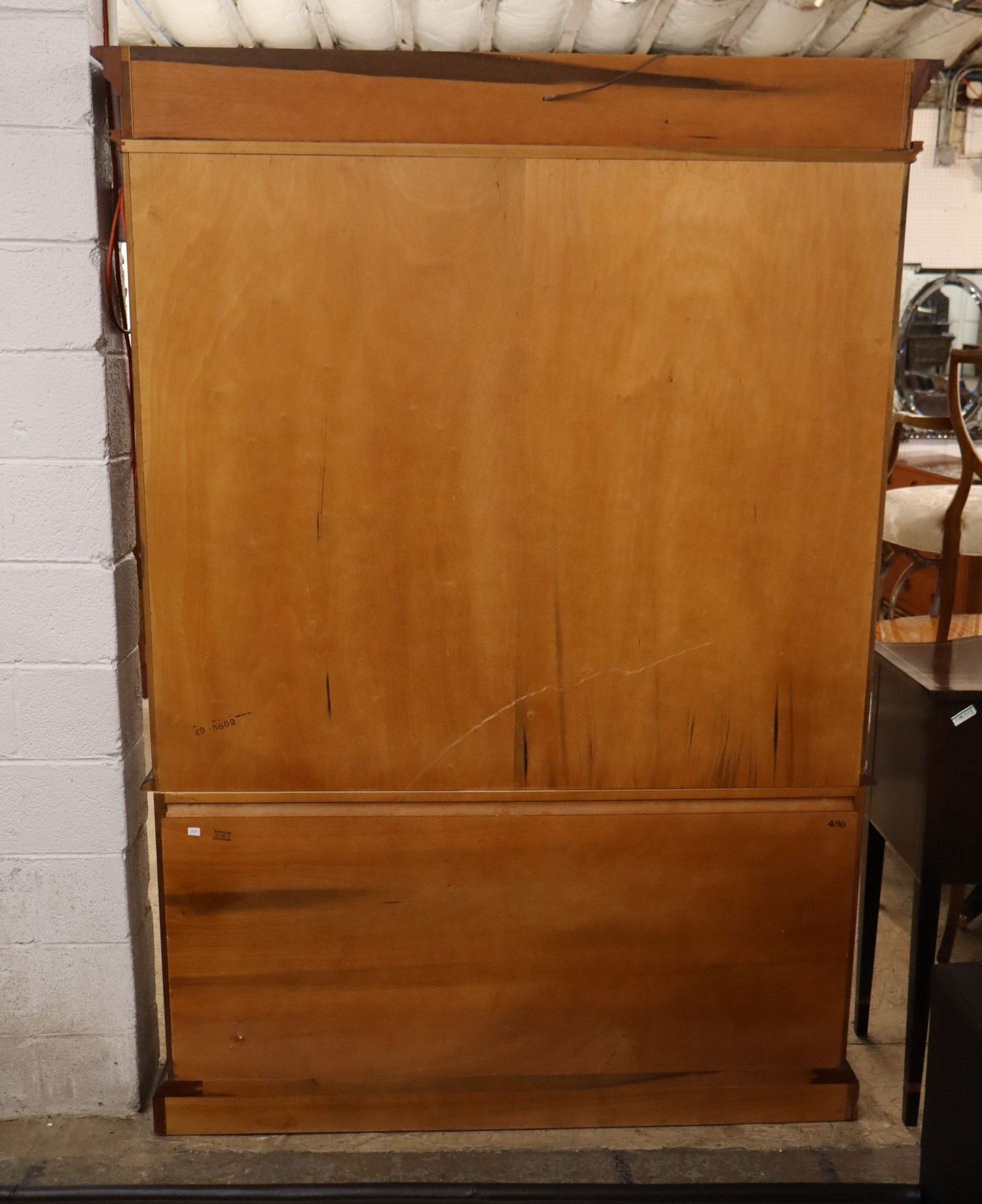 Henredon Mah Arch Bookcase Credenza 2 Piece