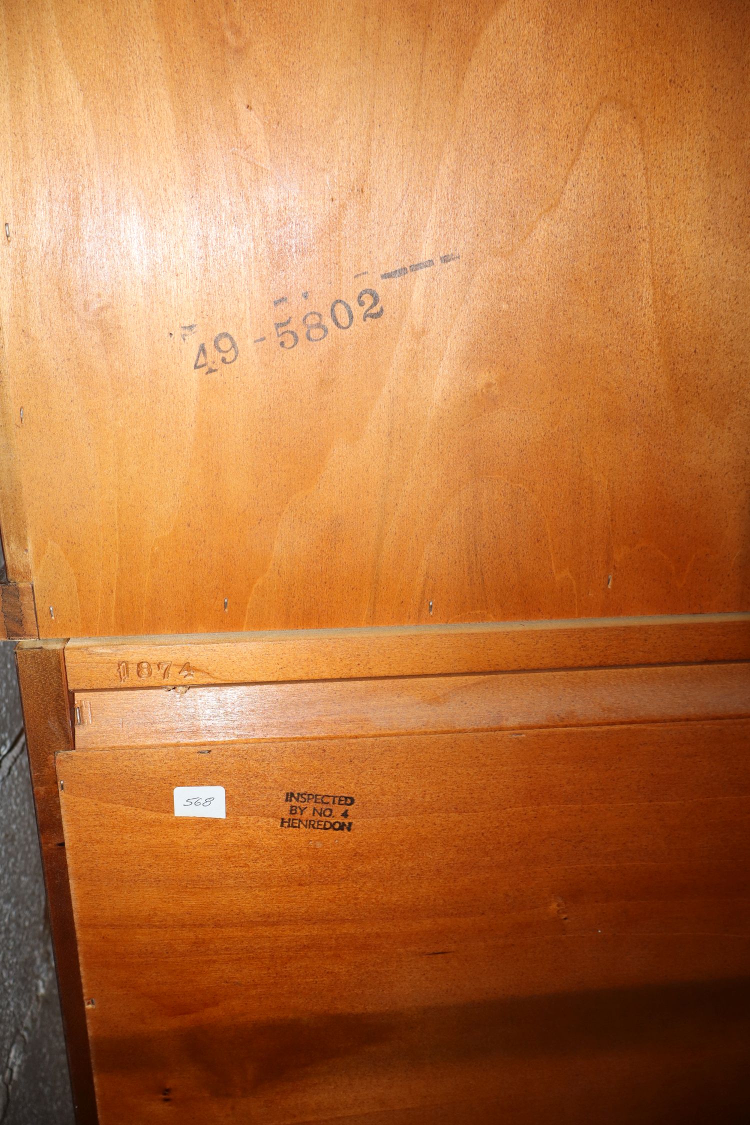 Henredon Mah Arch Bookcase Credenza 2 Piece