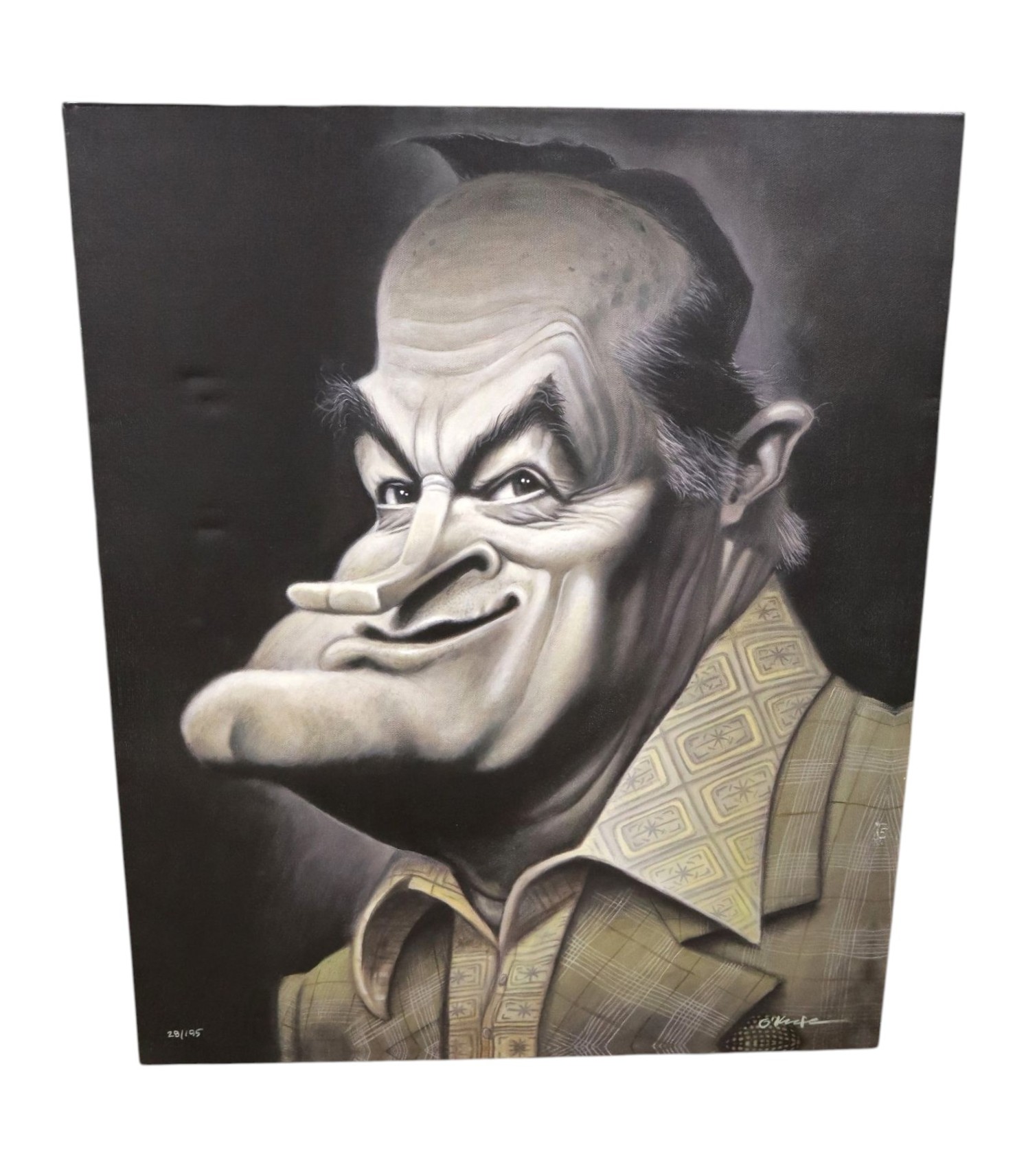 Bob Hope Charac Signed Giclee Canvas 28/195