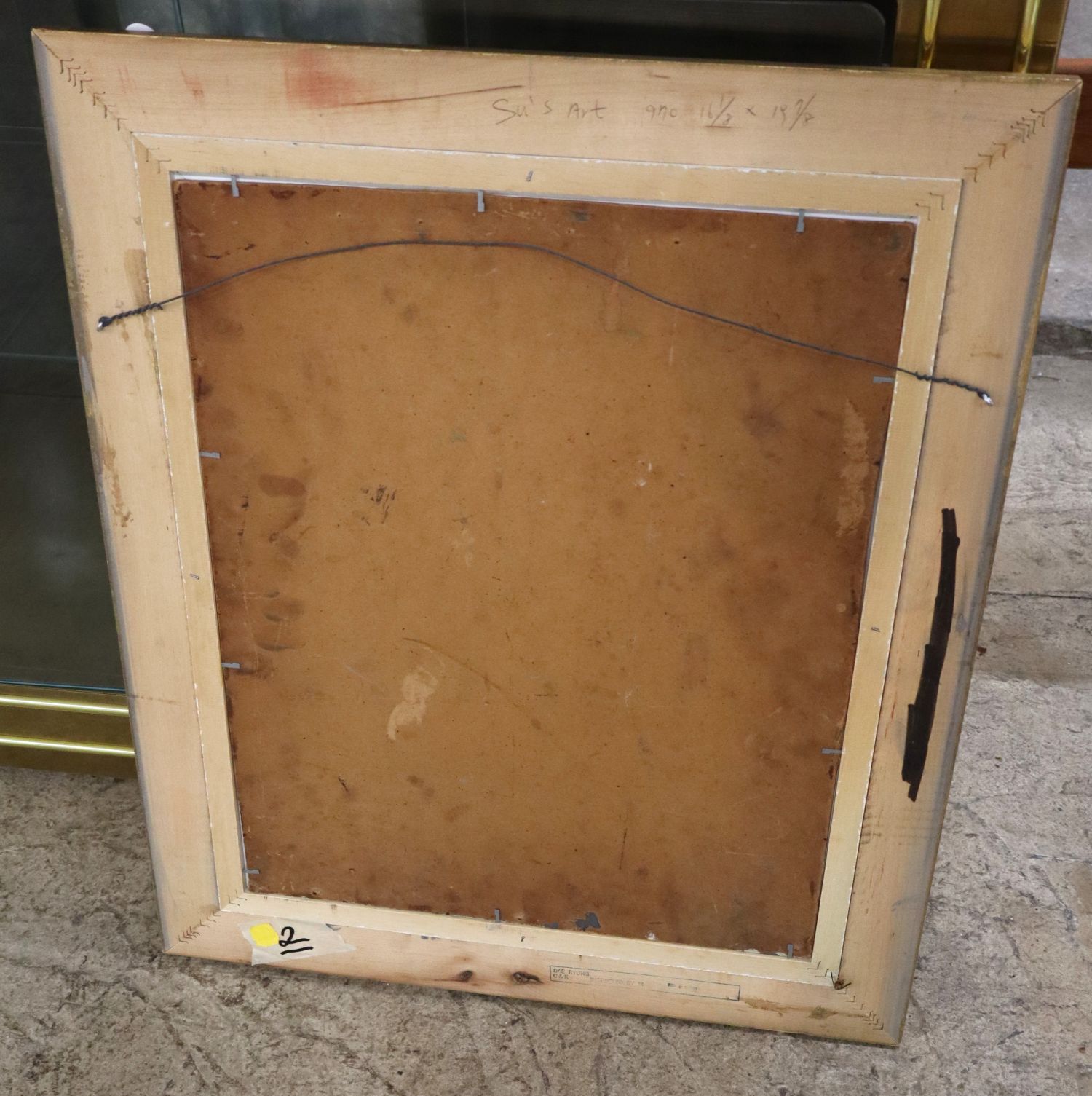 Signed Oil on Board Still Life Painting Framed