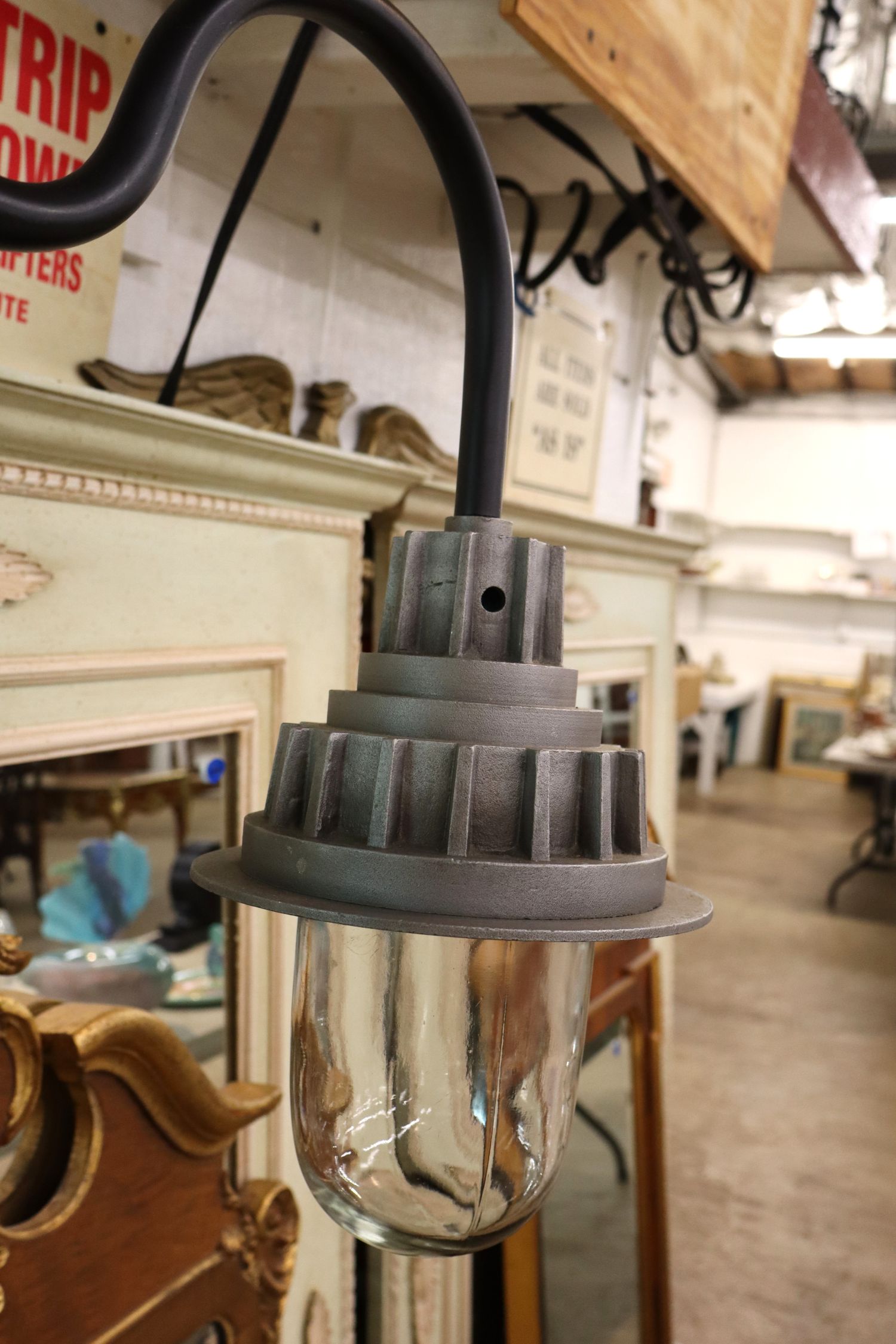 Industrial Aluminum 2 Burner Pendant Light