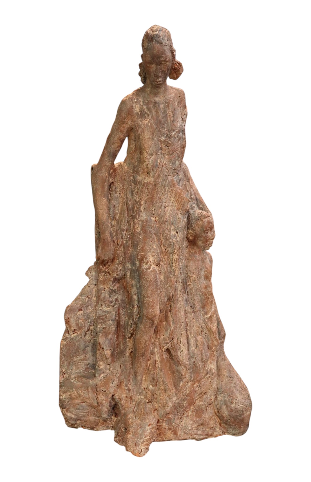 Jacqueline Spellens People Terra Cotta Sculpture
