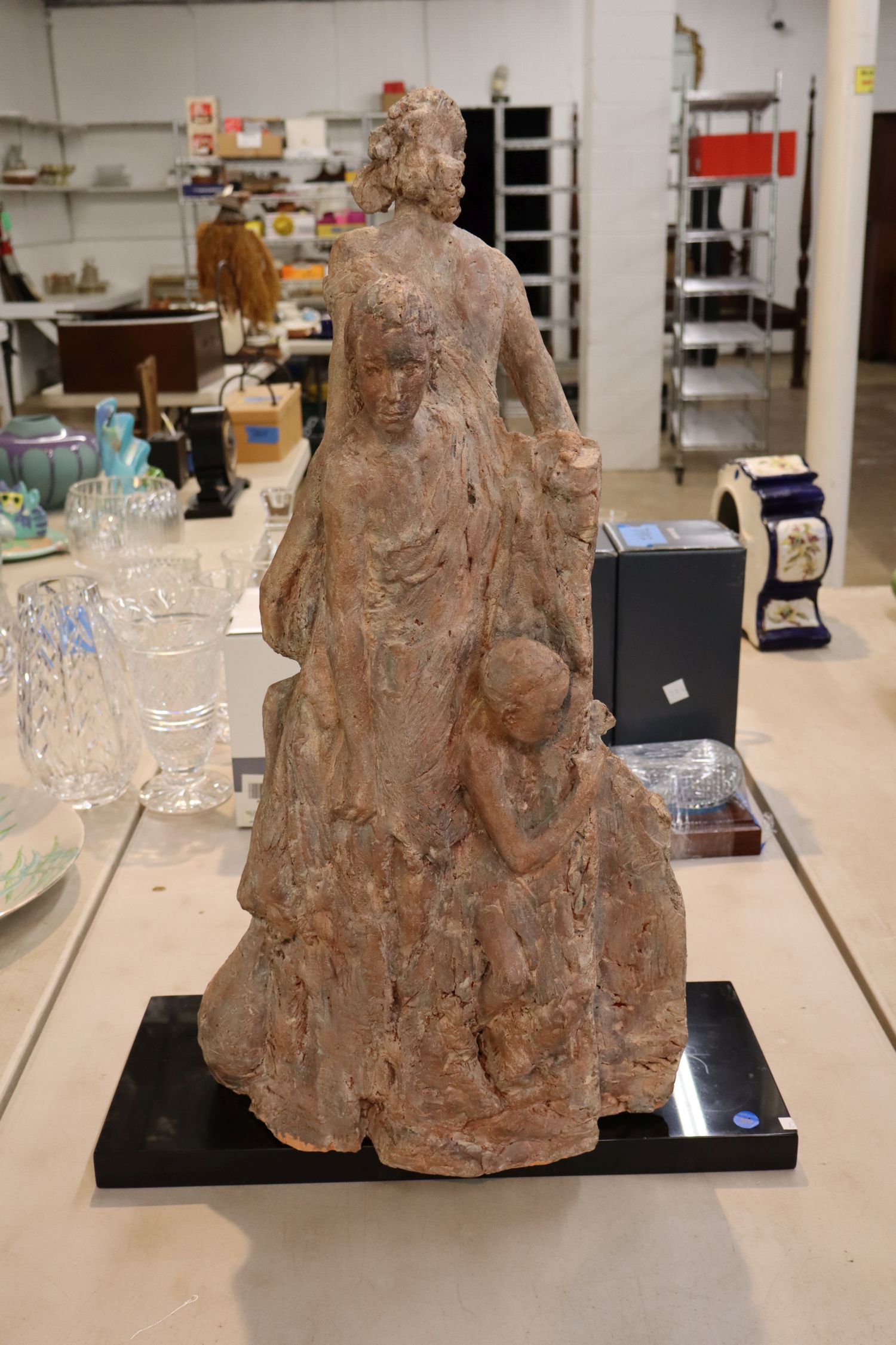 Jacqueline Spellens People Terra Cotta Sculpture