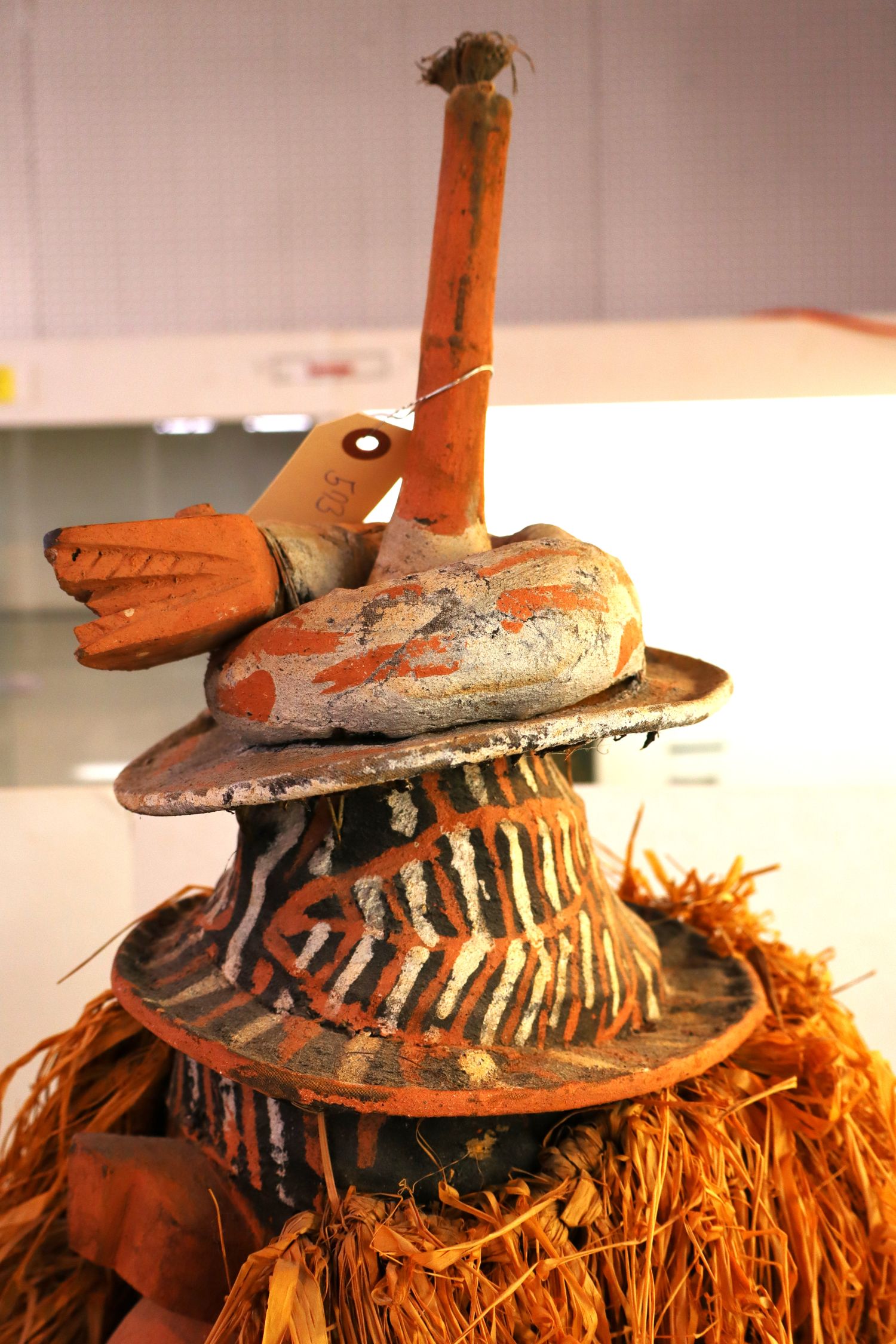 Yaka Kholuka Ndeemba Initiation Mask Stand