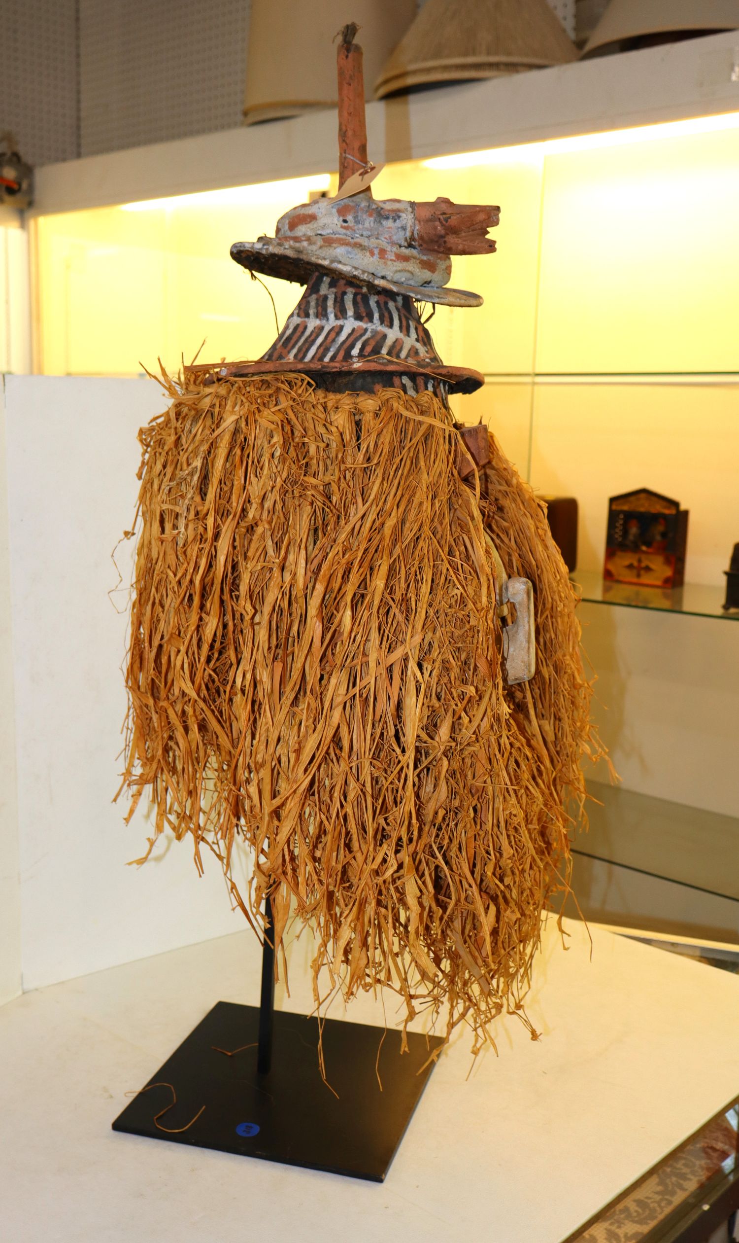 Yaka Kholuka Ndeemba Initiation Mask Stand