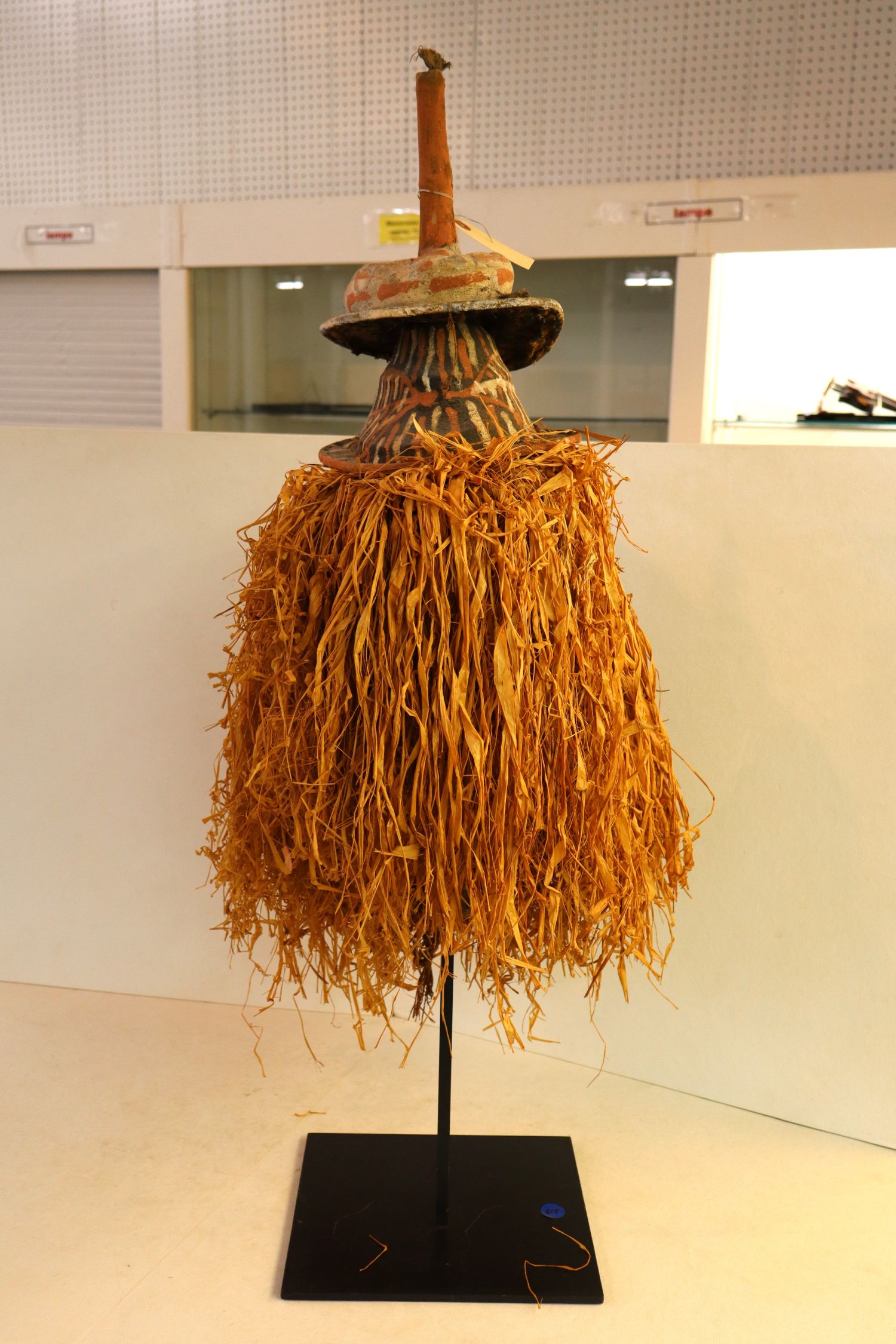 Yaka Kholuka Ndeemba Initiation Mask Stand