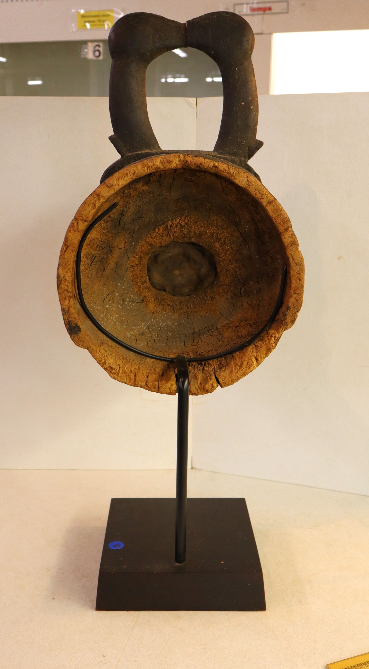 Baule Ancestor Portrait Horned Mask Ivory Coast