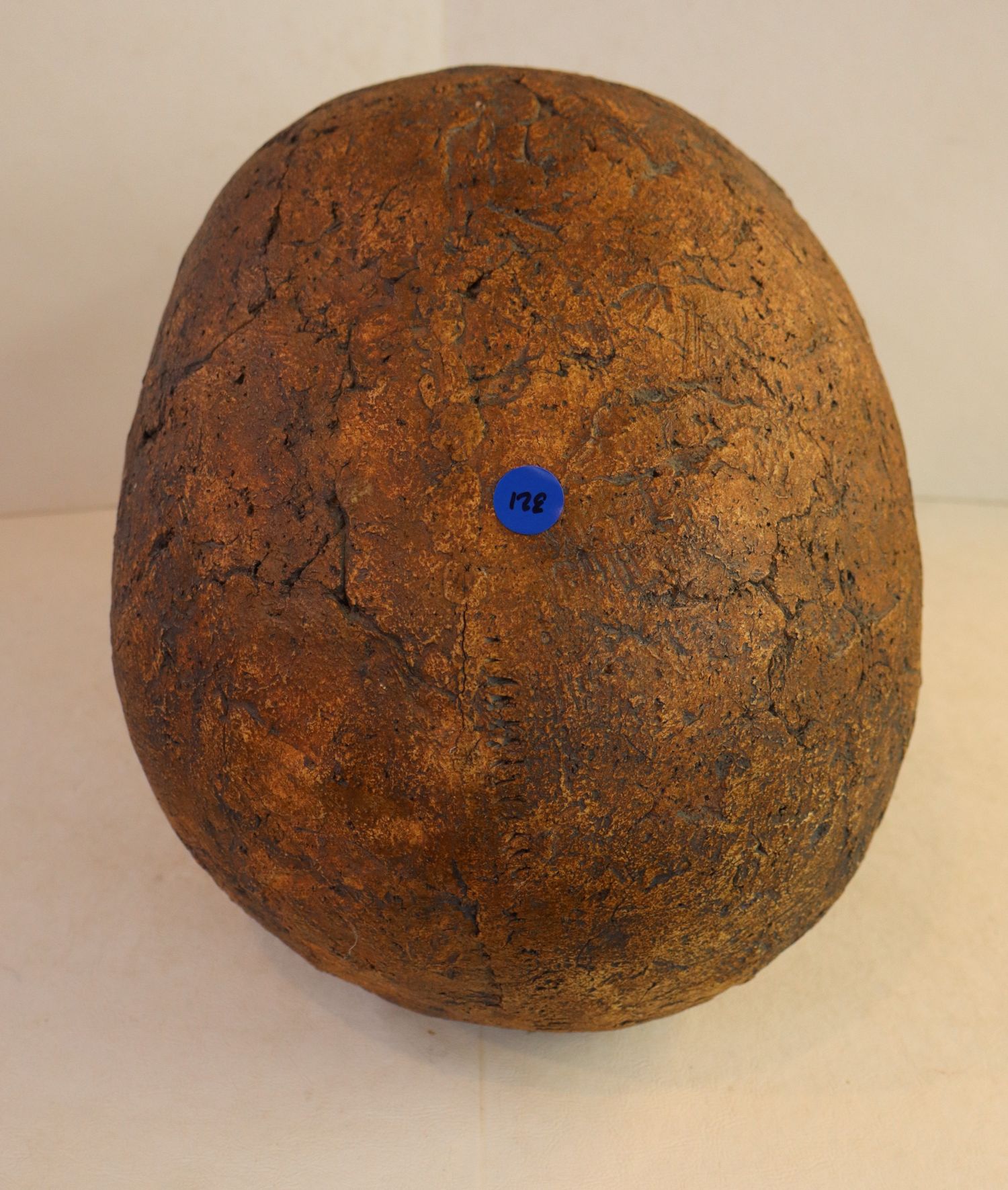 MidC lrg head terra-cotta style sculpture
