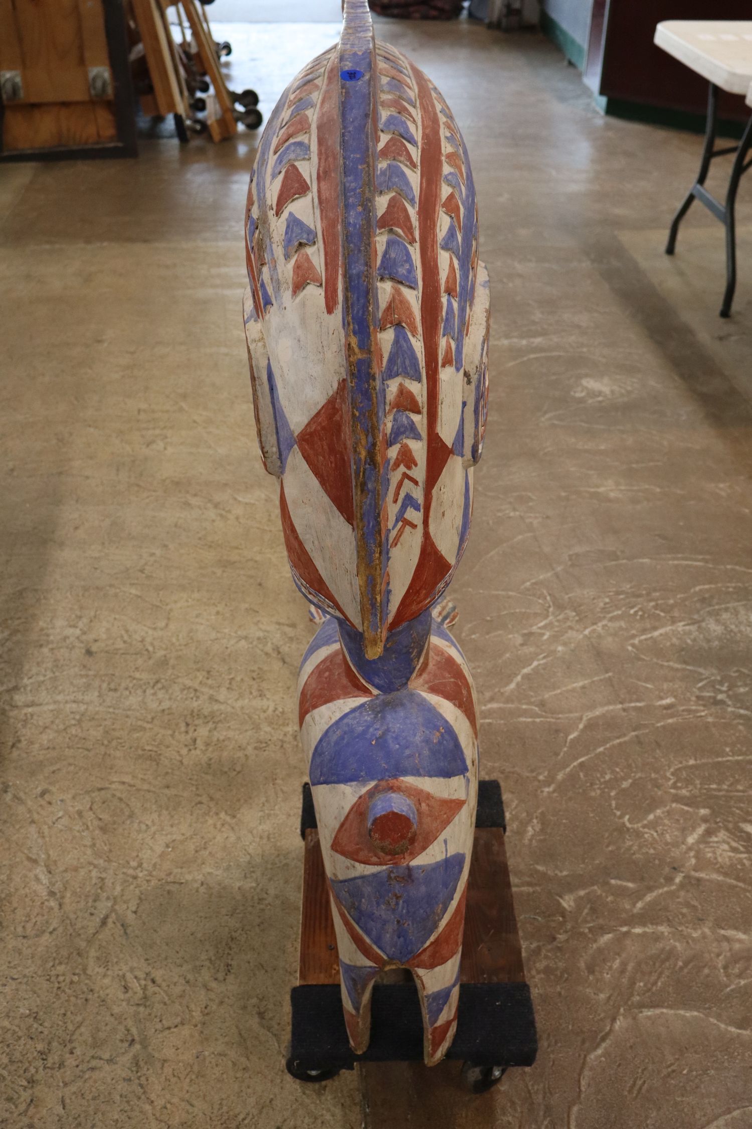 Traditional Baga artisans subtractive sculpture