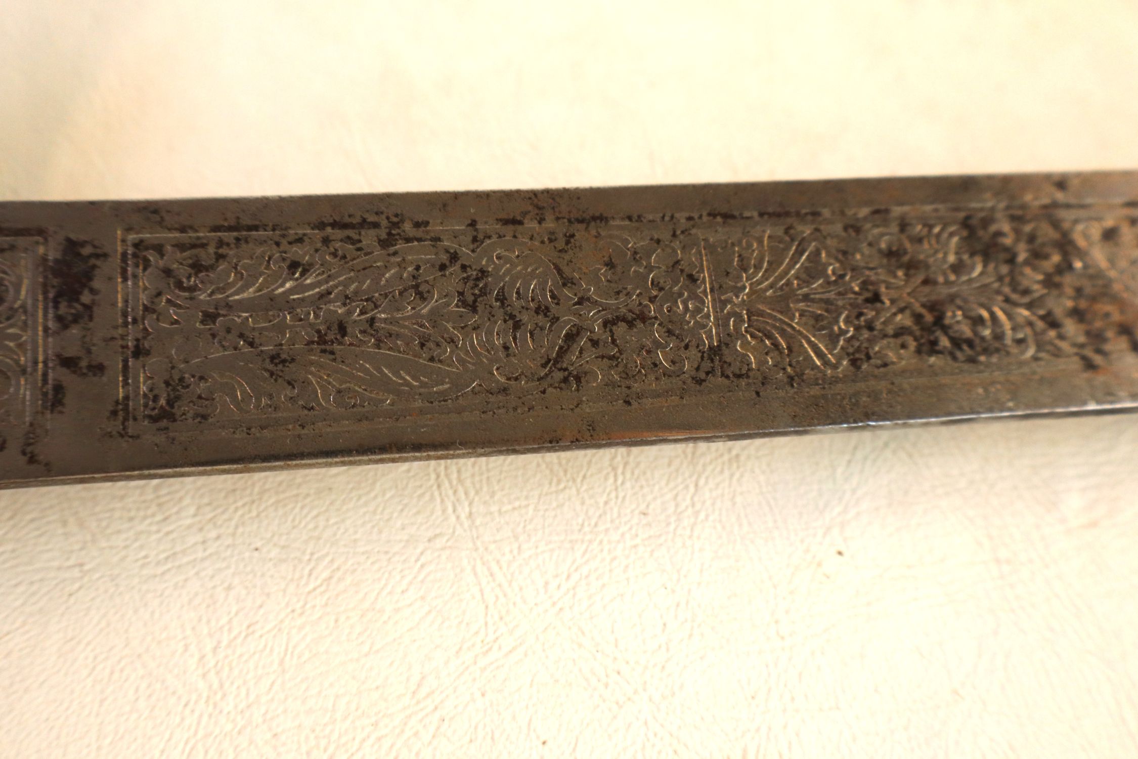 Decorative sword made in Spain. 36"l x 5.5"w