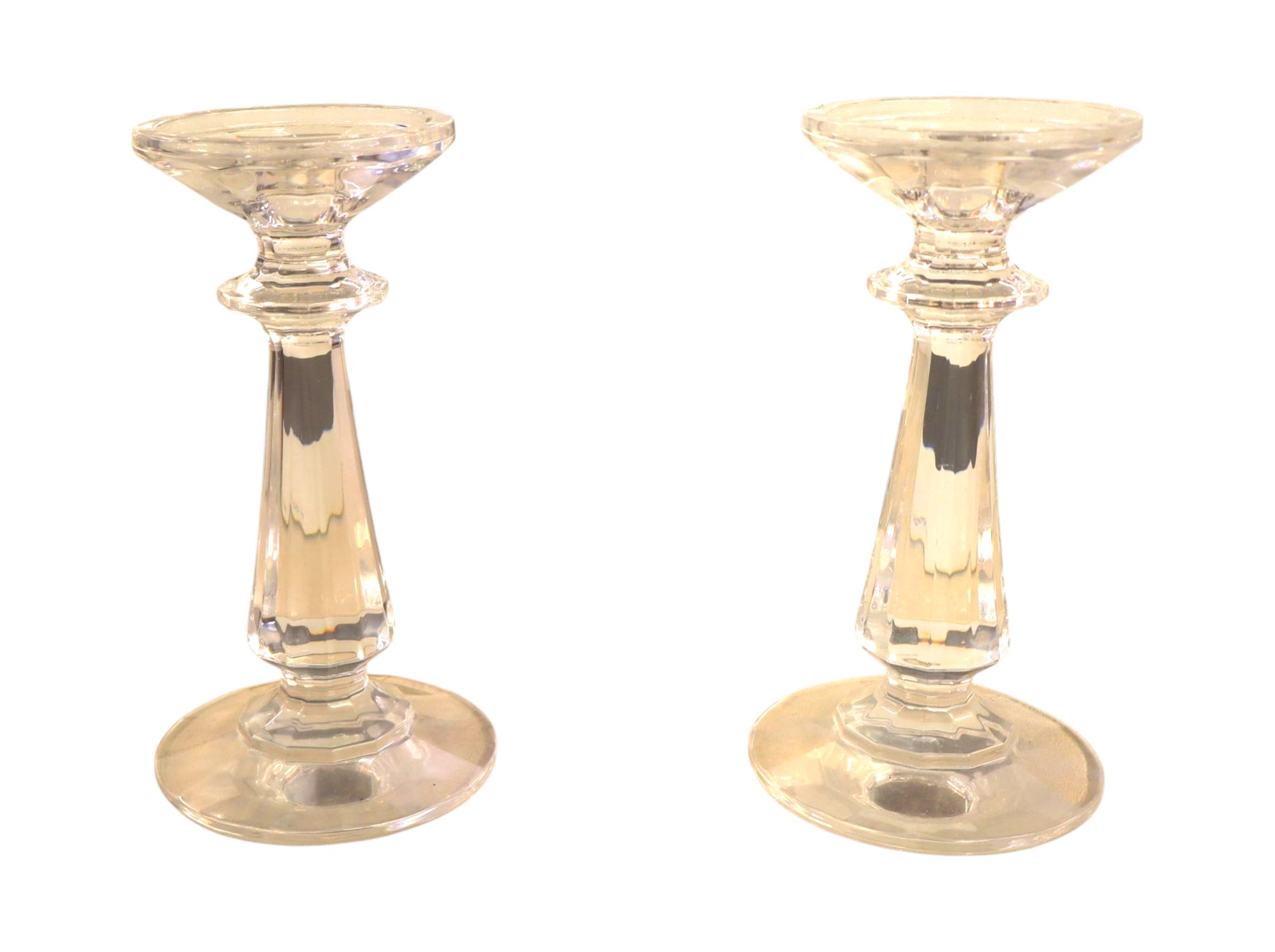 Pr Waterford Illuminology lead crystal candle sticks