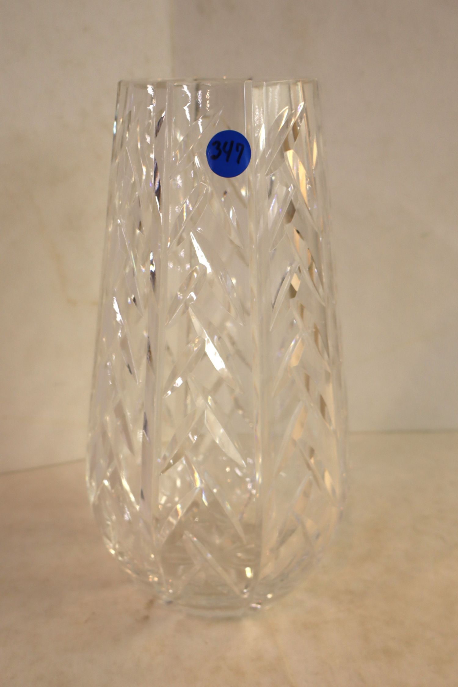 Waterford lead crystal vase