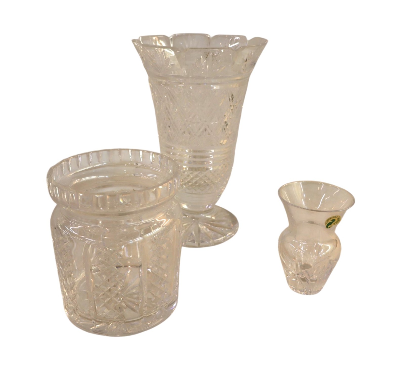 3 pieces Waterford lead crystal